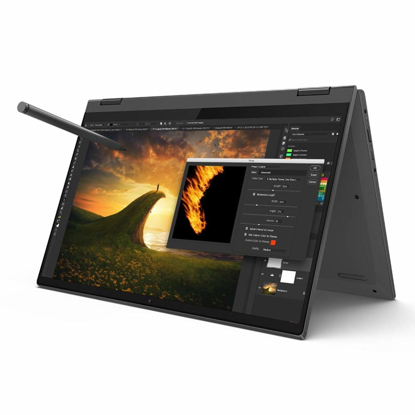 Lenovo IdeaPad Flex 5 11th Gen Intel Core i7 14 inches FHD IPS 2-in-1 Touchscreen Laptop (16GB/512GB SSD/Win 10 Home/Office 2019/Lenovo Digital Pen Stylus/Fingerprint Reader/Graphite Grey/1.5Kg)