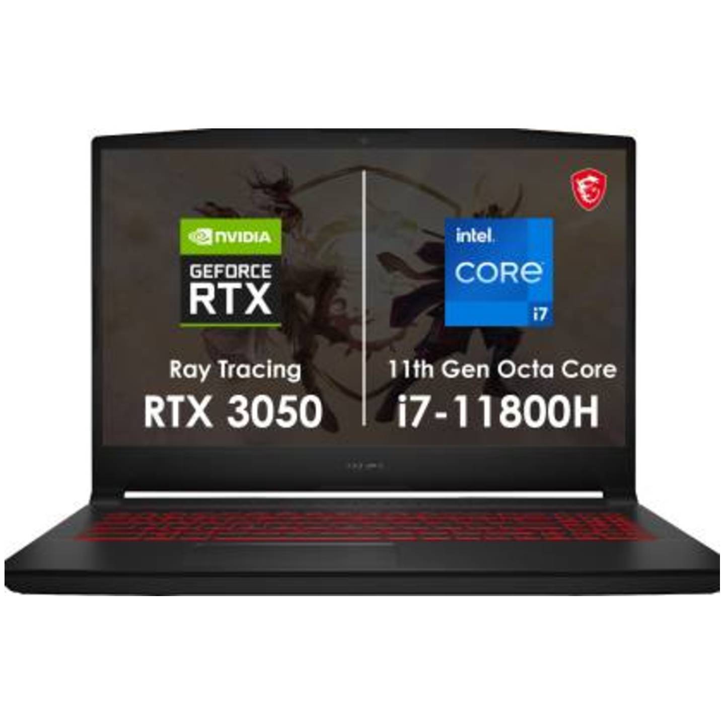 MSI Katana GF66 Core i7 11th Gen - (16 GB/1 TB SSD/Windows 10 Home/4 GB Graphics/NVIDIA GeForce RTX 3050/144 Hz) Katana GF66 11UC-628IN Gaming Laptop  (15.6 inches, Black, 2.25 kg)