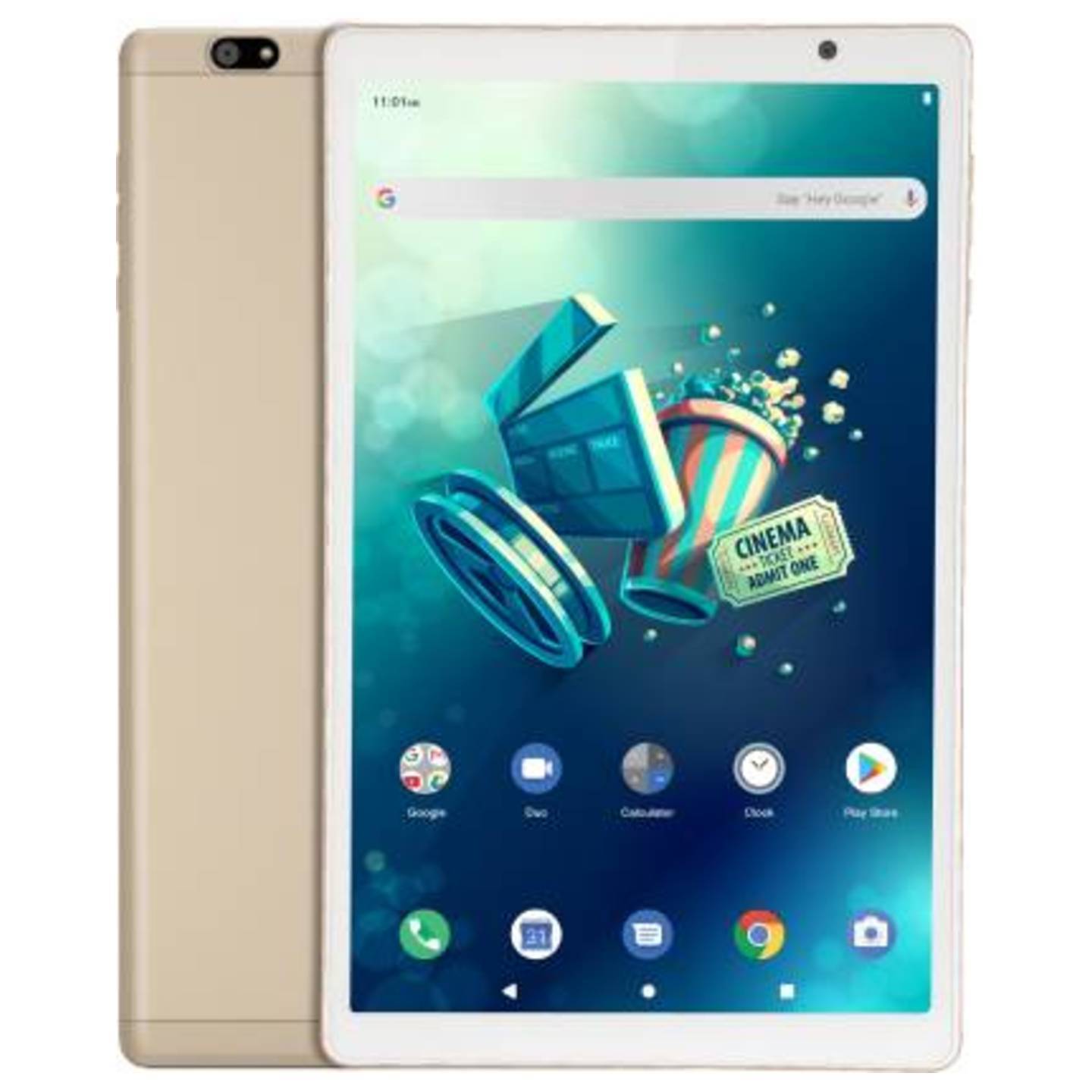 iball iTAB MovieZ 2 GB RAM 32 GB ROM 10.1 inch with Wi-Fi+4G Tablet (Champagne Gold)