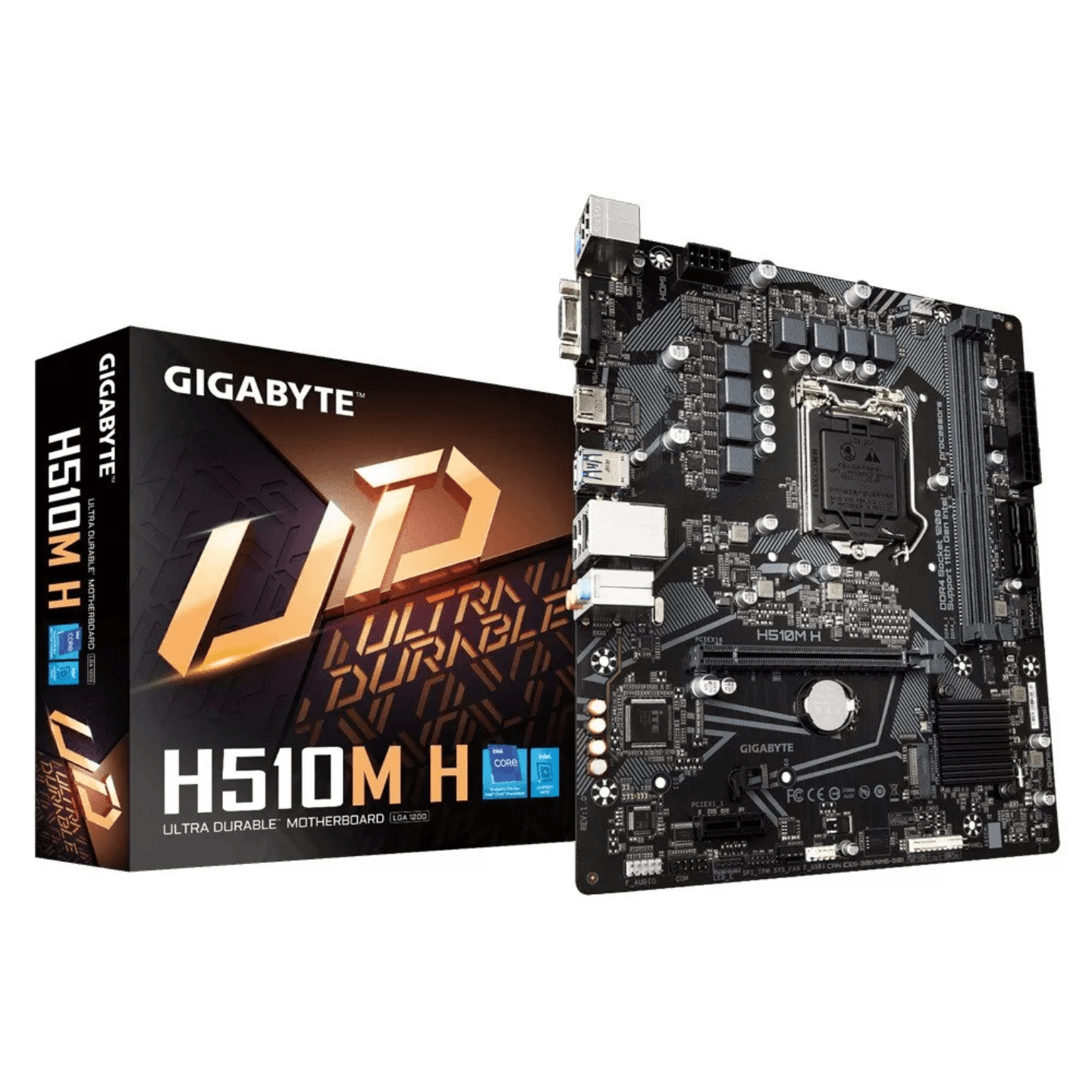 Gigabyte H510M H Micro-ATX Motherboard For Intel 10th/ 11th Gen Processors - LGA1200 Socket