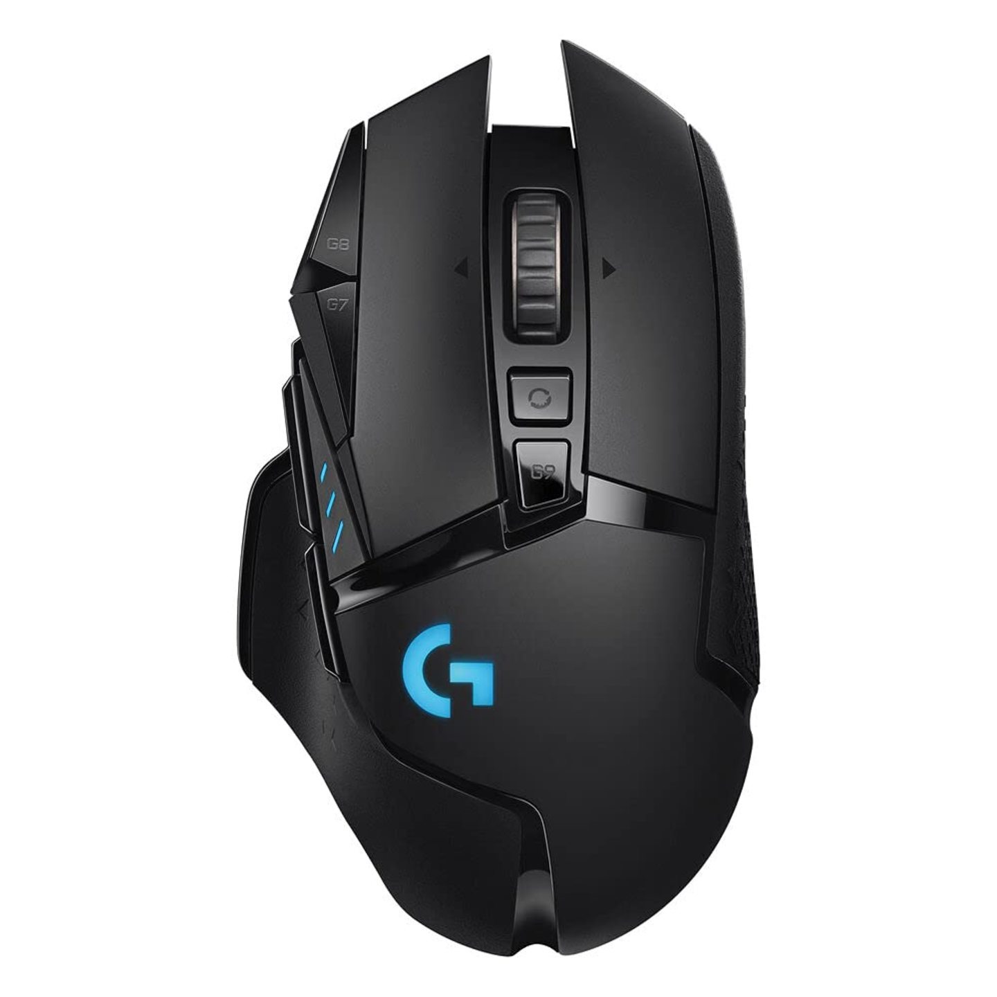 Logitech G502 Lightspeed Wireless Gaming Mouse, Hero 25K Sensor, 25,000 DPI, RGB, Adjustable Weights, 11 Programmable Buttons, Long Battery Life, On-Board Memory, PC/Mac - Black (910005569)