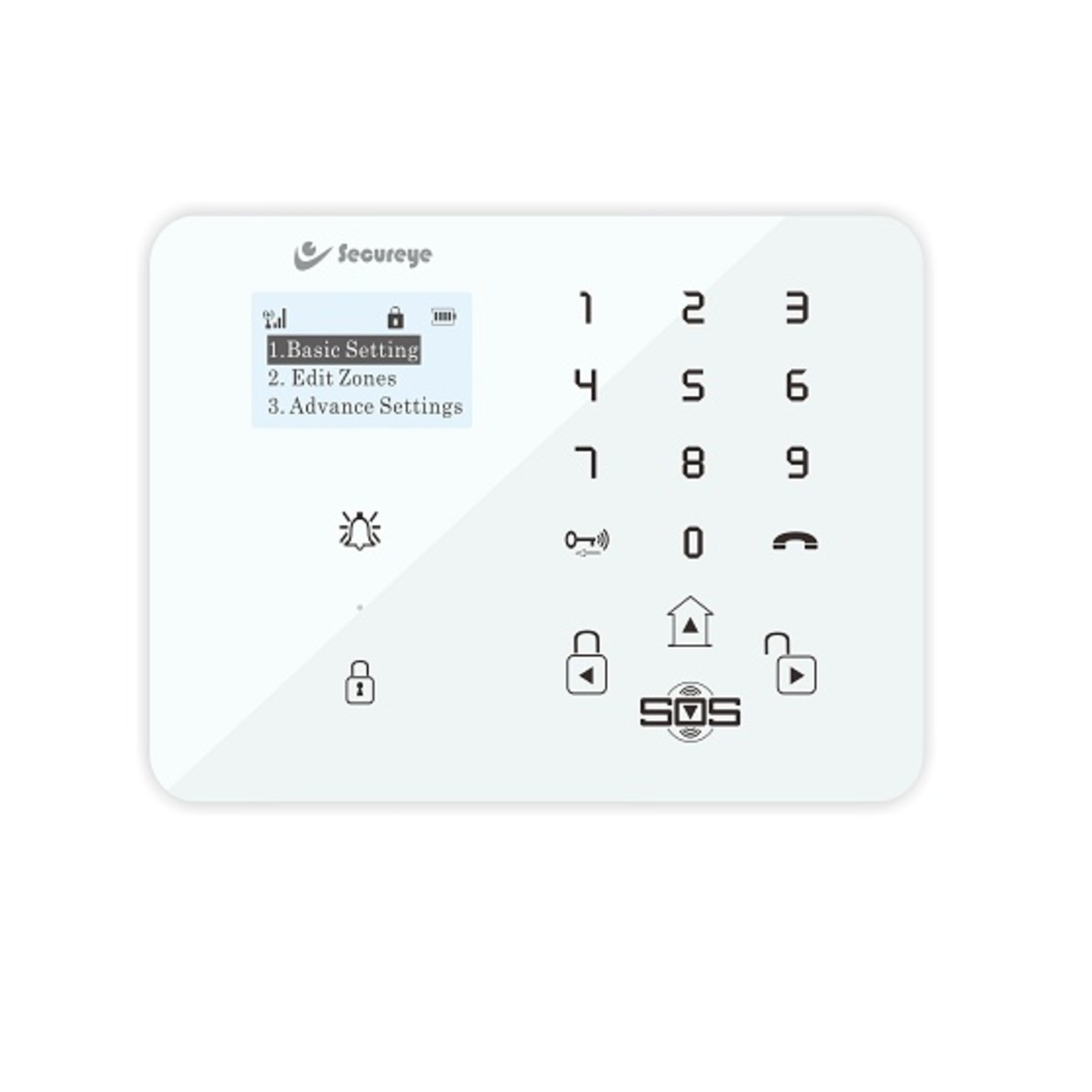 Secure Eye GSM Home Security Alarm S-AL370 (White)