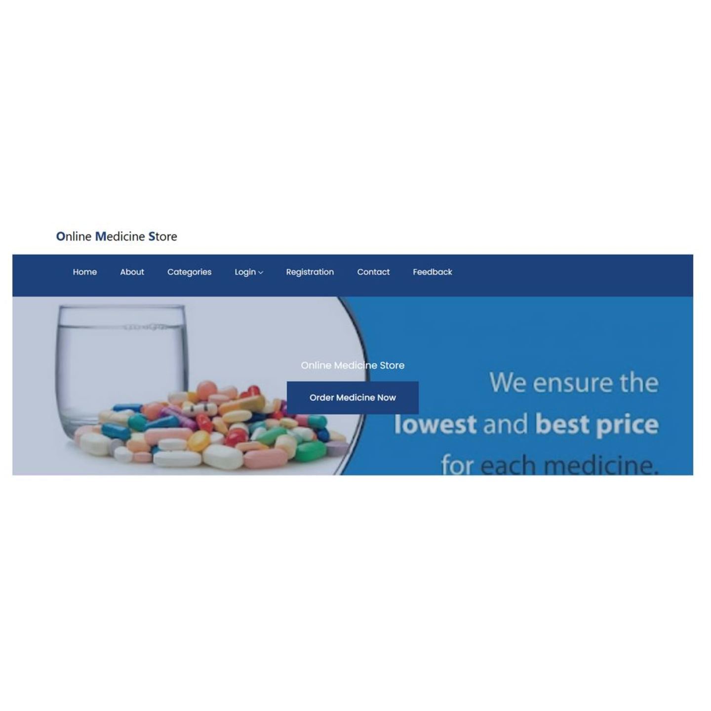 ONLINE MEDICINE STORE 