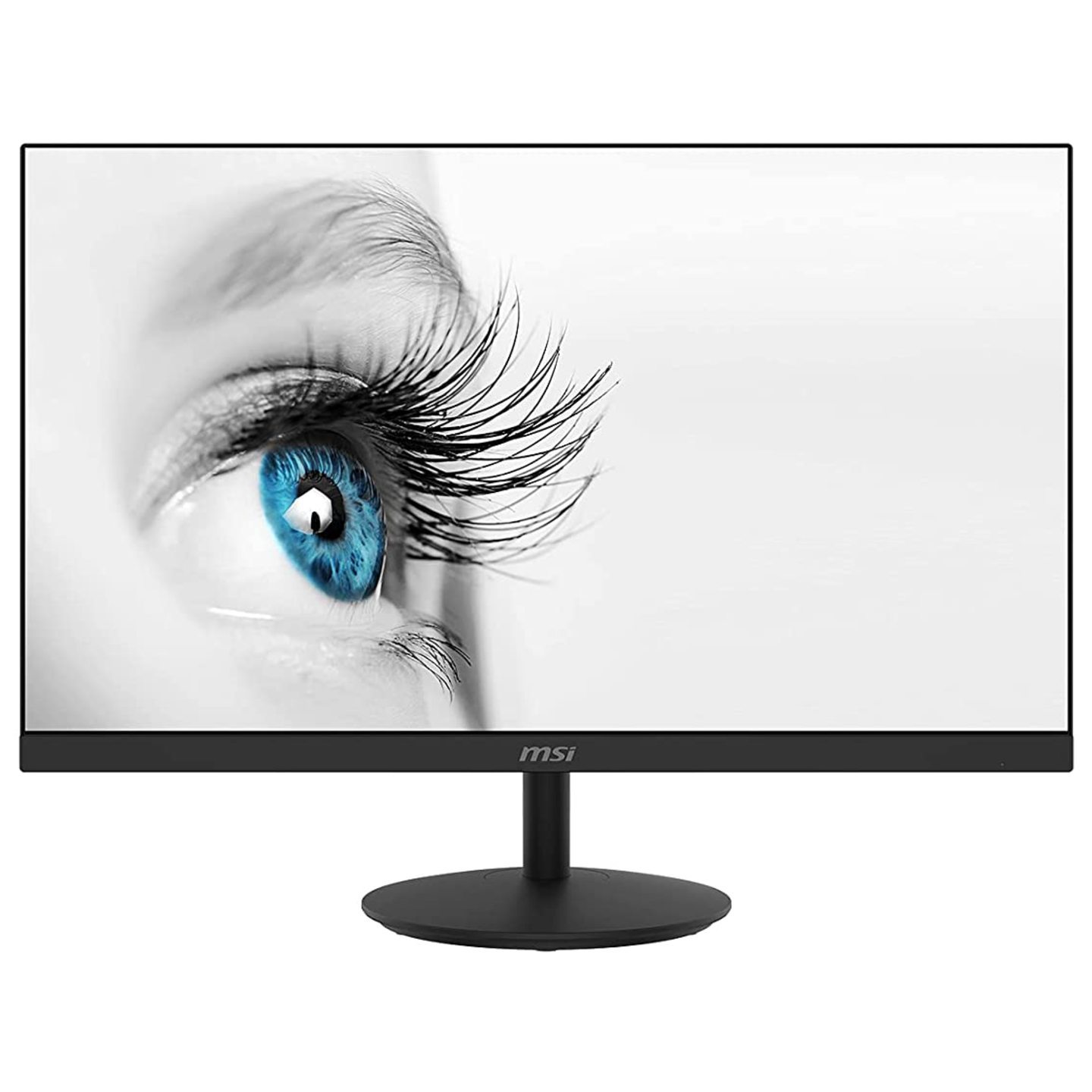 MSI 27 inch IPS Monitor - Full HD (1920x1080), Less Blue Light, Anti-Flicker, Anti-Glare, Tiltable Display, Display Kit, Built-in Speakers, for Learning & Working at Home - MP271, Black