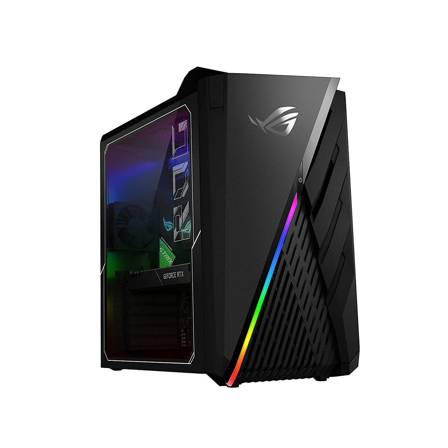 ASUS ROG Strix GA35 (2020), AMD Ryzen 7-3700X Gaming Desktop (8GB RAM/1TB HDD + 512GB SSD/8GB NVIDIA GeForce RTX 2060 Super Graphics/with Keyboard & Mouse/Star Black/15 Kg), G35DX-IN035T