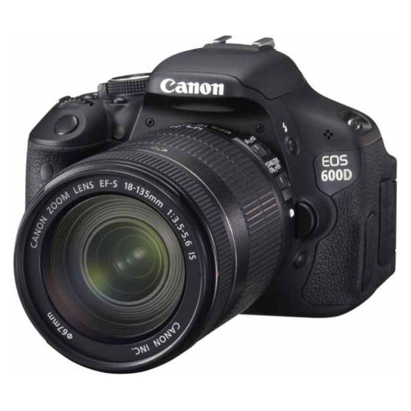 Canon EOS 600D DSLR Camera Body with EF-S 18-55 mm IS II Lens  Black