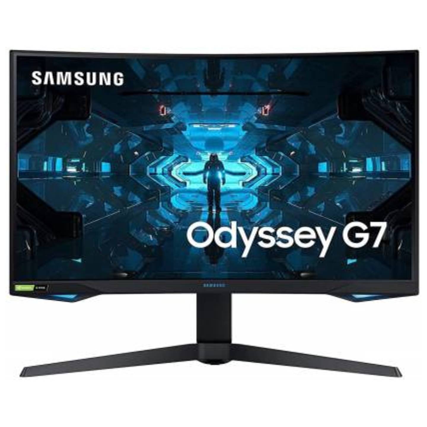 SAMSUNG 32 inch Curved Full HD LED Backlit VA Panel Gaming Monitor (LC32G75TQSWXXL)  (Response Time: 1 ms)