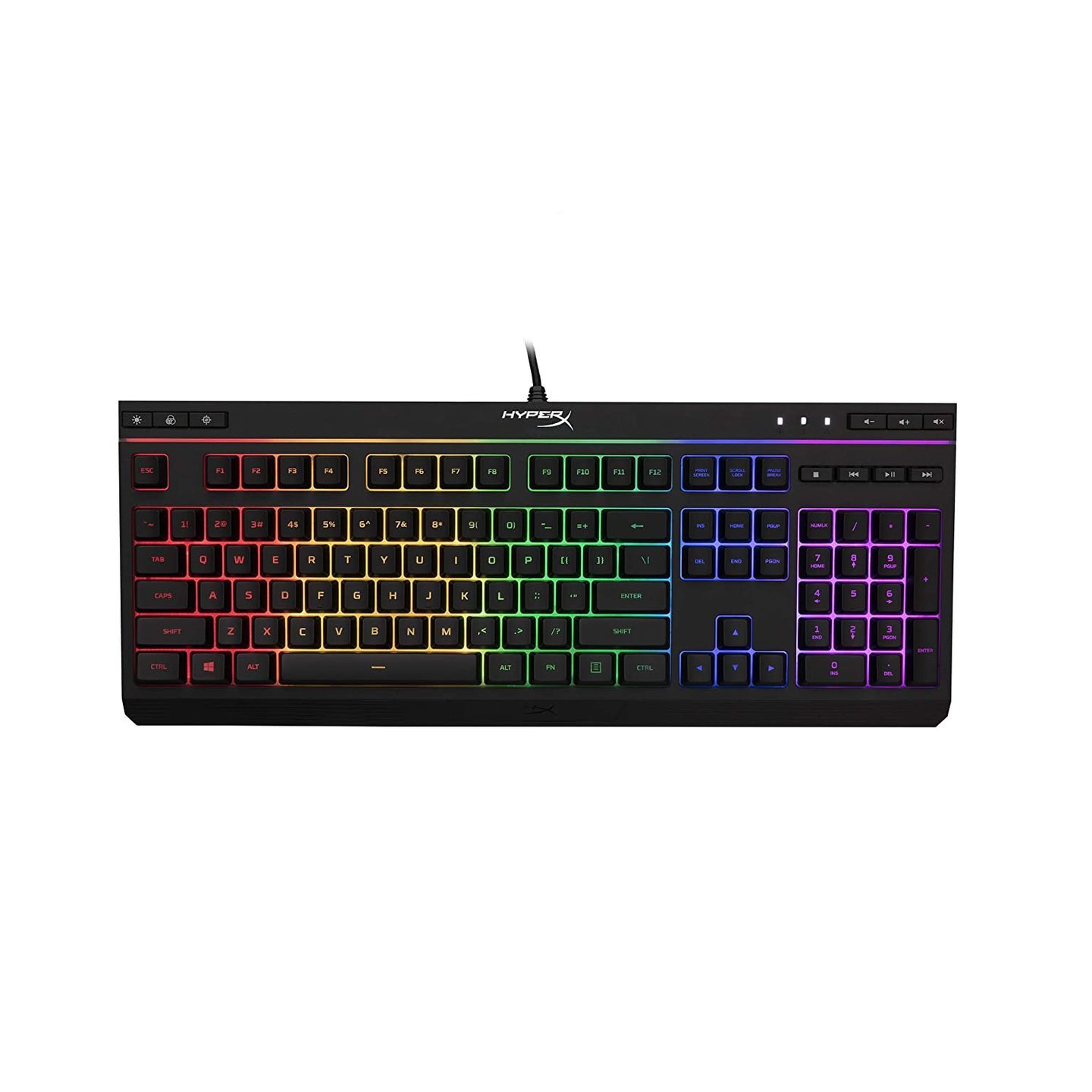 HyperX Alloy Core RGB Membrane Gaming Keyboard - Black (HX-KB5ME2-US)