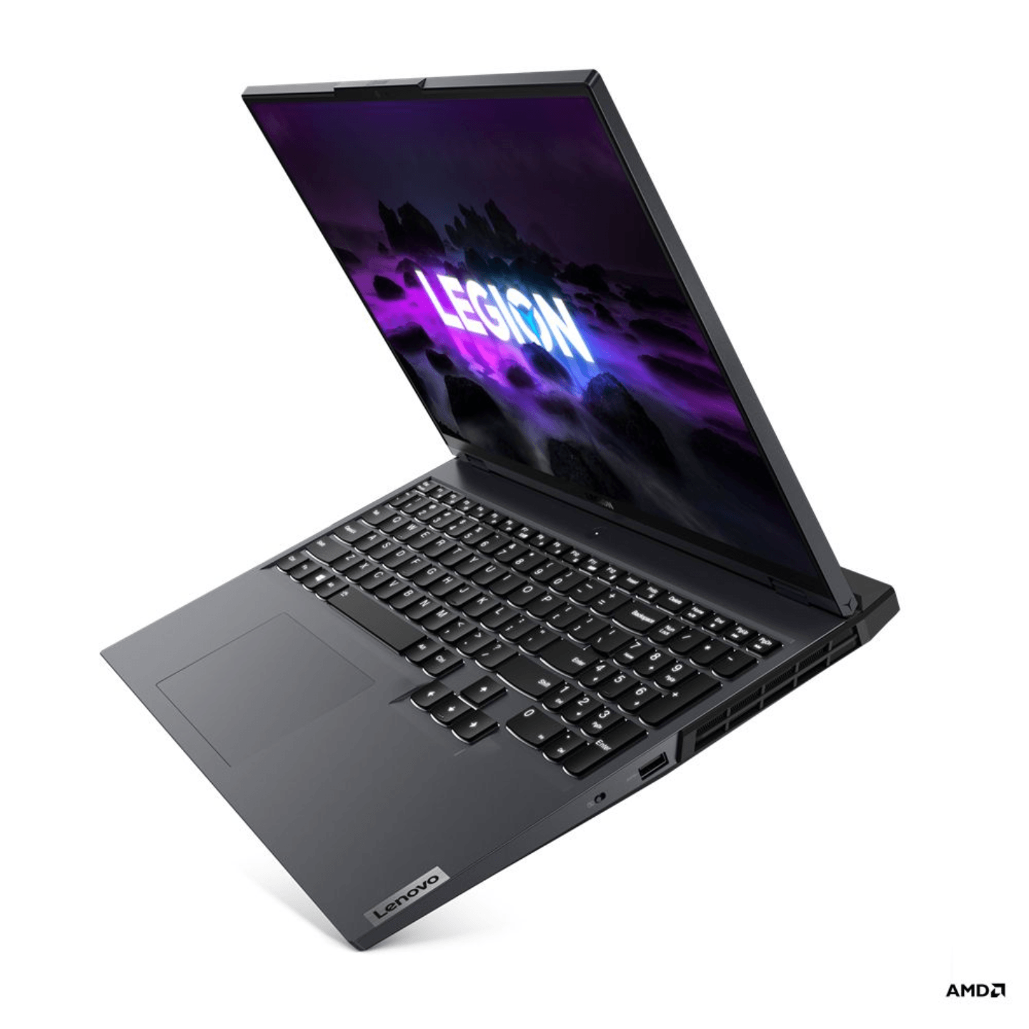 LENOVO LEGION 5 PRO AMD RYZEN7 5800H (32GB, 1TB SSD, 4-ZONE RGB BACKLIT KEYBOARD, 16 INCH WQXGA IPS, 165HZ, NVIDIA GEFORCE RTX 3070 8GB GDDR6, STORM GREY (TOP), BLACK (BOTTOM), 2.45 KG, 3 YEARS ONSITE , 1 YEAR ADP ), 82JQ00TMIN