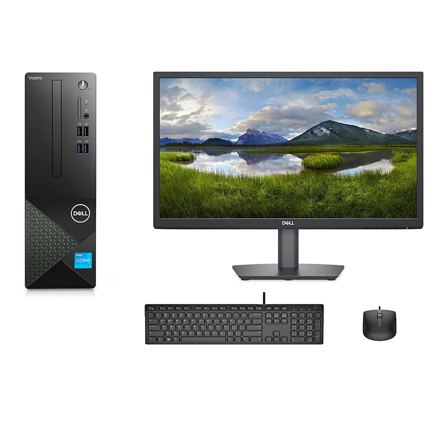 Dell Vostro 3710 Small Desktop with Monitor – 4YR-D255275UIN8 | 21.45-inch Monitor | Intel Core i5 12th Gen Processor | 8GB DDR4 RAM