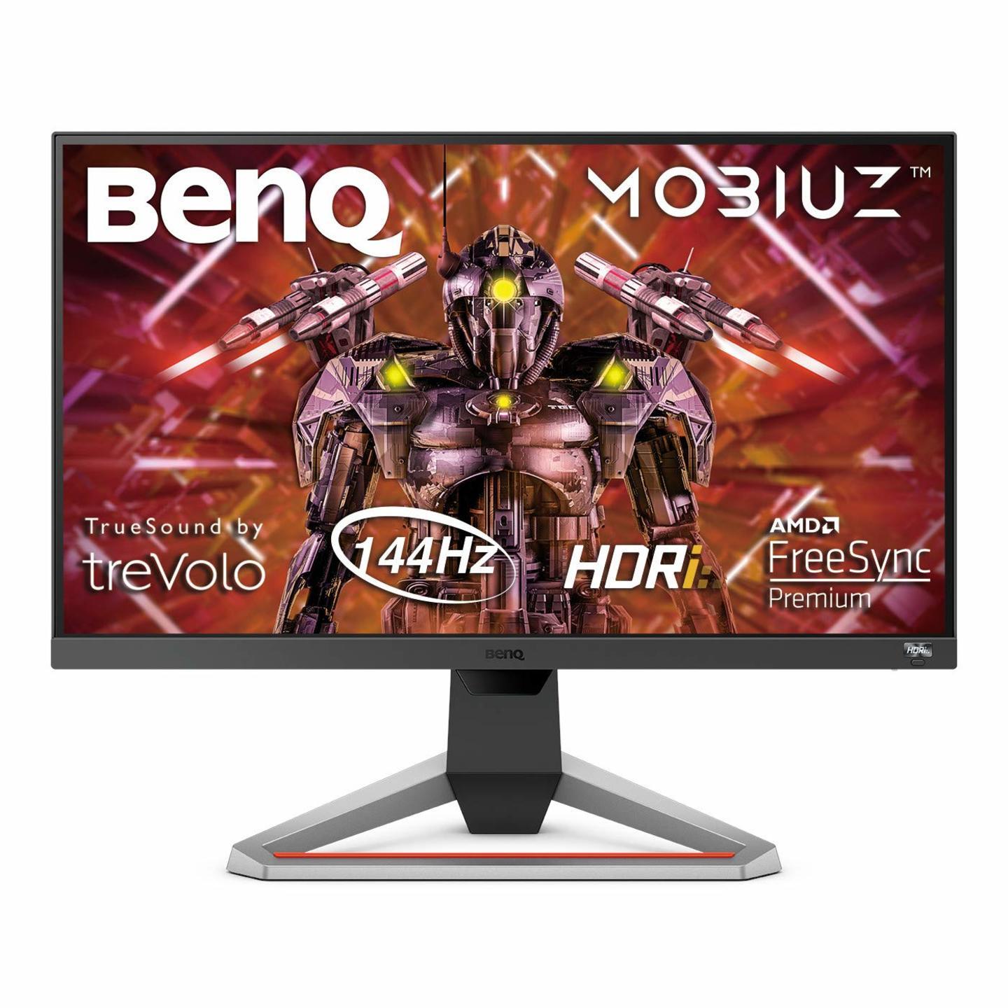 BenQ MOBIUZ EX2510 62.23 cm (24.5 inch) Full HD Gaming Monitor, 144 Hz 1 ms, HDR10, 99% sRGB, IPS, 1080p, Freesync, Built-in Speakers, HDMI (Black)