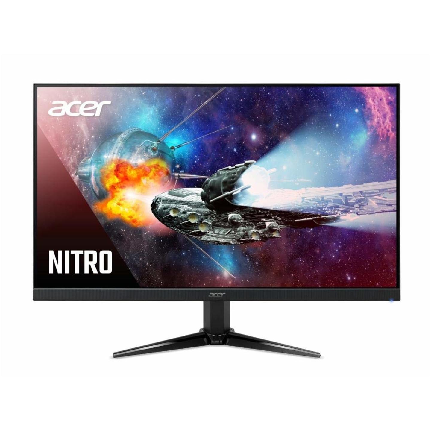 Acer Nitro QG221Q 21.5 Inch (54.61 cm) Full HD Gaming Monitor I VA Panel I 1 MS Response, 75 Hz Refresh Rate I 250 Nits Brightness I AMD Free Sync I Eye Care Features (Black)