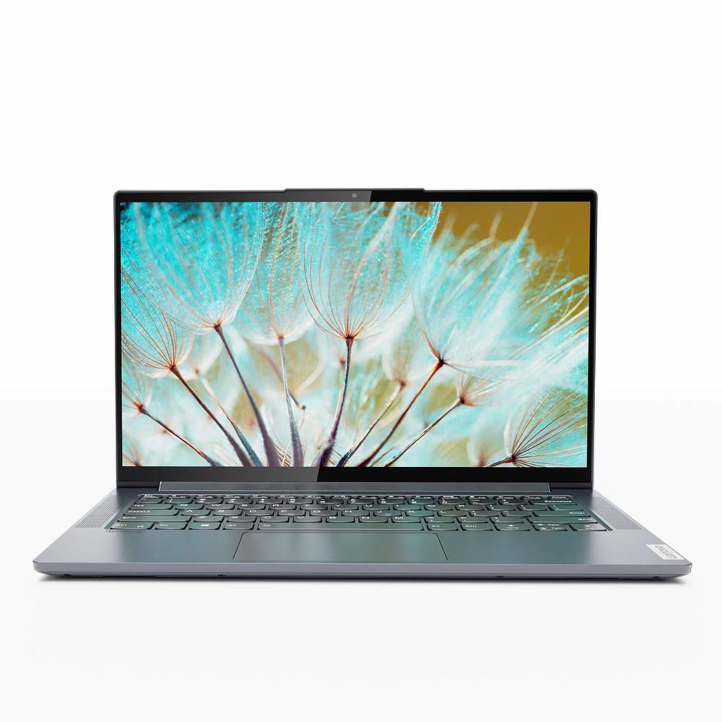 Lenovo Yoga Slim 7 11 Gen Intel Core i5 14"(35.56cm) FHD IPS 300Nits Thin & Light Touch Laptop (16GB/512GB SSD/Windows 10/MS Office/Backlit Keyboard/Fingerprint Reader/Slate Grey/1.36Kg), 82A300DFIN 