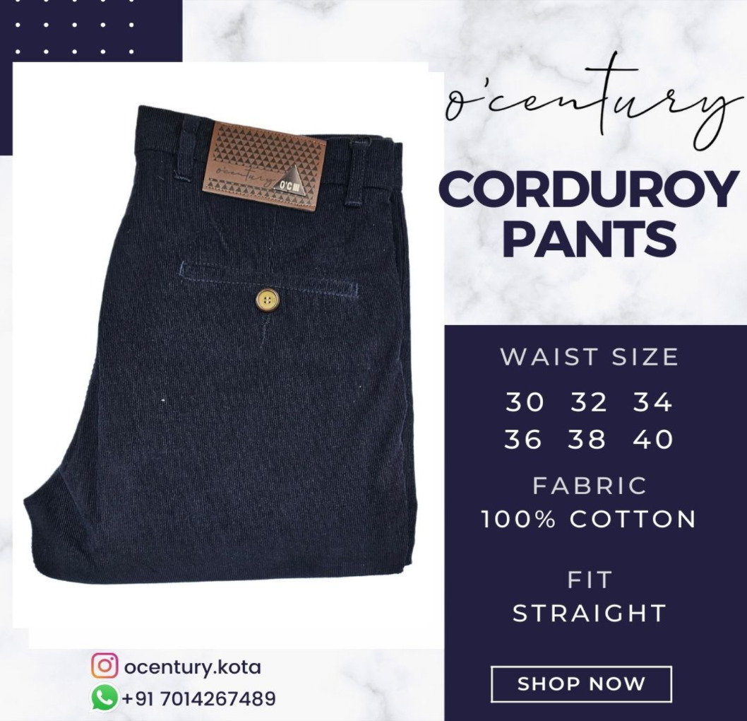 Cotton Corduroy Trouser