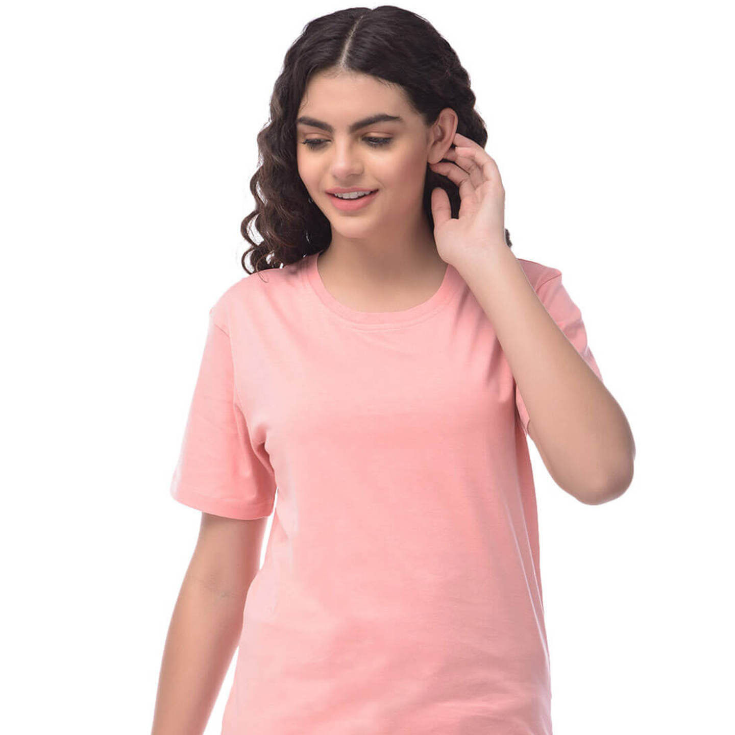 Organic T-Shirt  Skin and Environment Friendly Tee  Pink  Classic Solid Tee