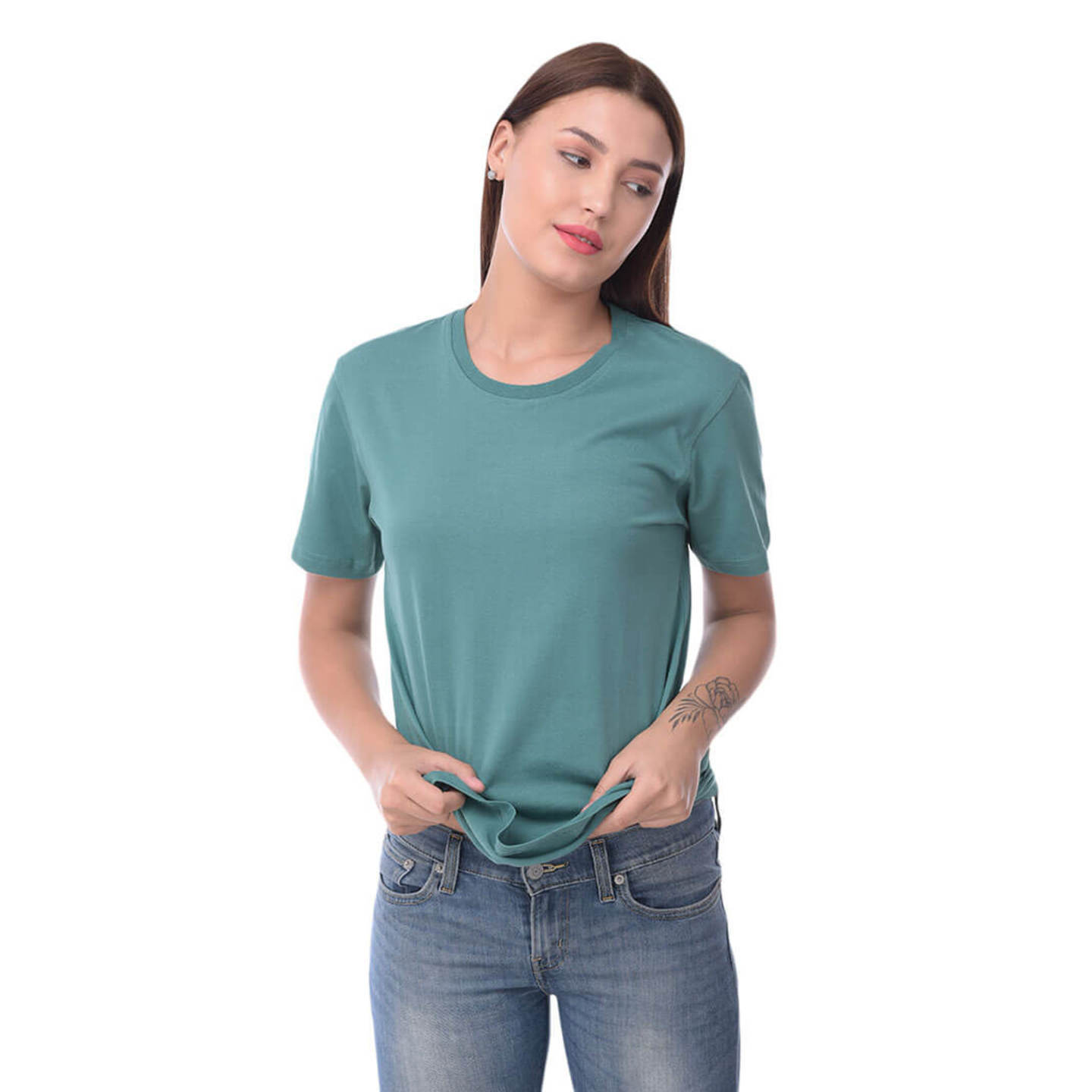 Organic T-Shirt  Skin and Environment Friendly Tee  Green  Classic Solid Tee