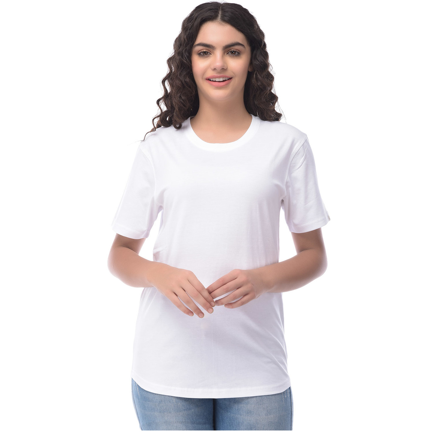 Organic T-Shirt  Skin and Environment Friendly Tee  White  Classic Solid Tee