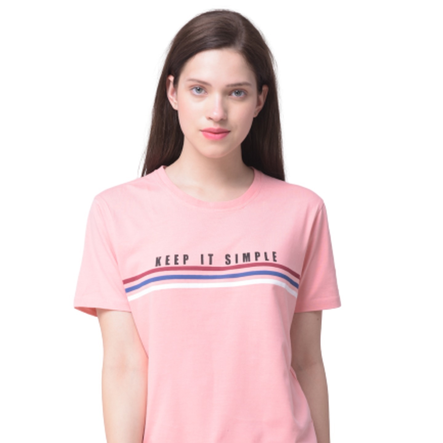 Pulp  Organic T-Shirt  Skin and Environment Friendly Tee  Pink  Keep It Simple