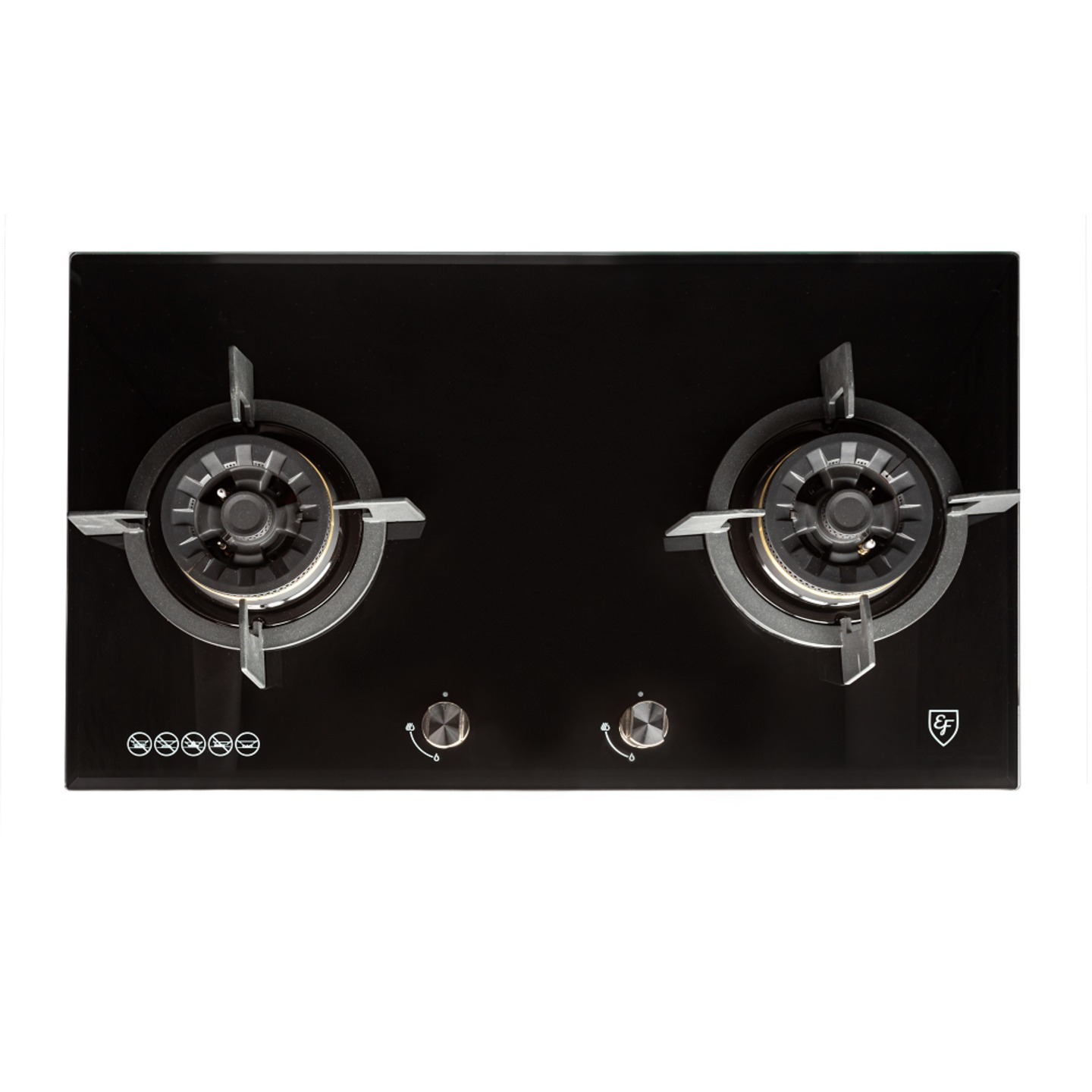 EFH 7626 WT VGB - PUB GAS DUAL FLAME GLASS COOKER HOB