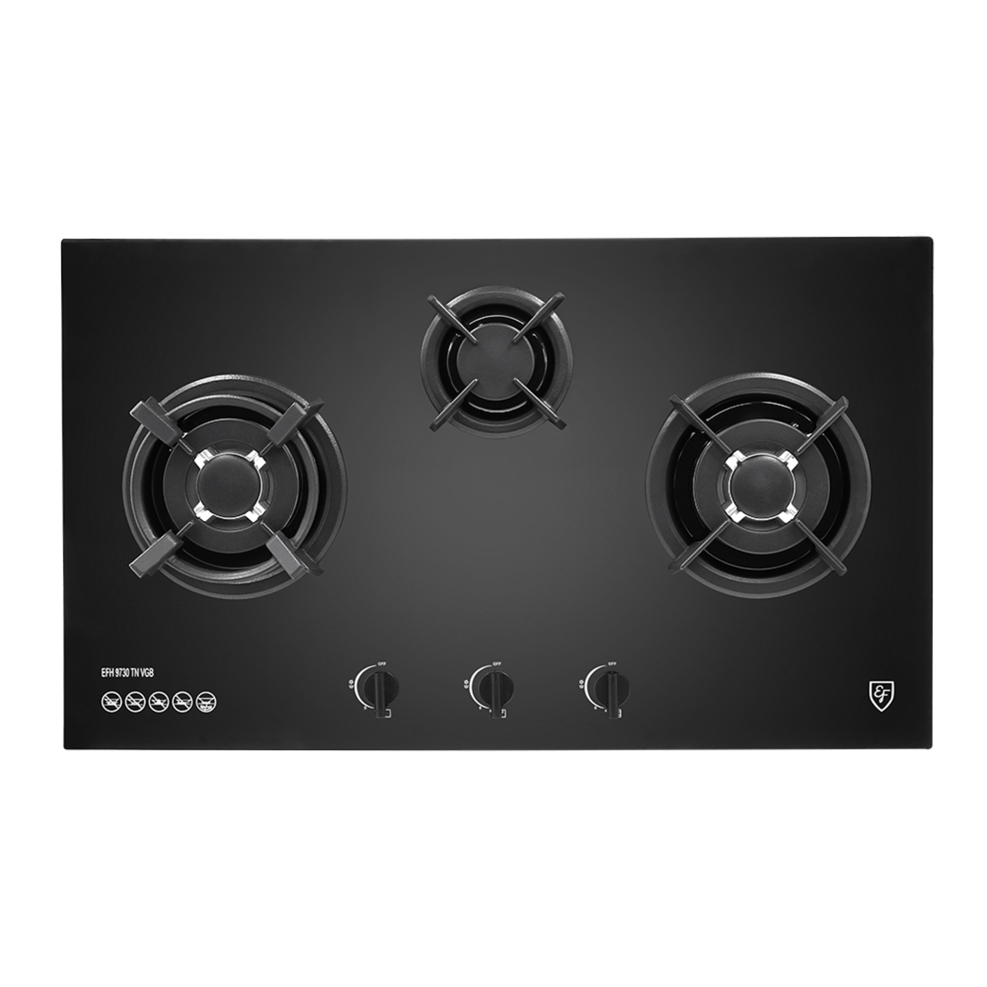 EFH 9730 TN VGB - LPG GAS GLASS COOKER HOB