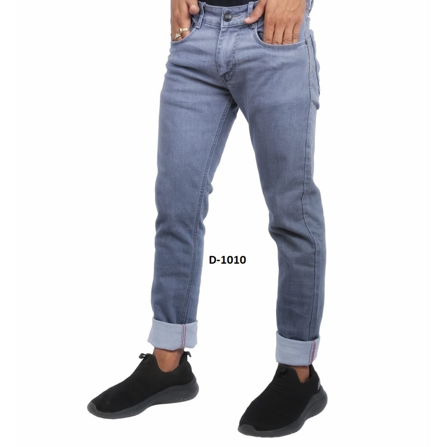 Trendy Denim Mens Solid Jeans