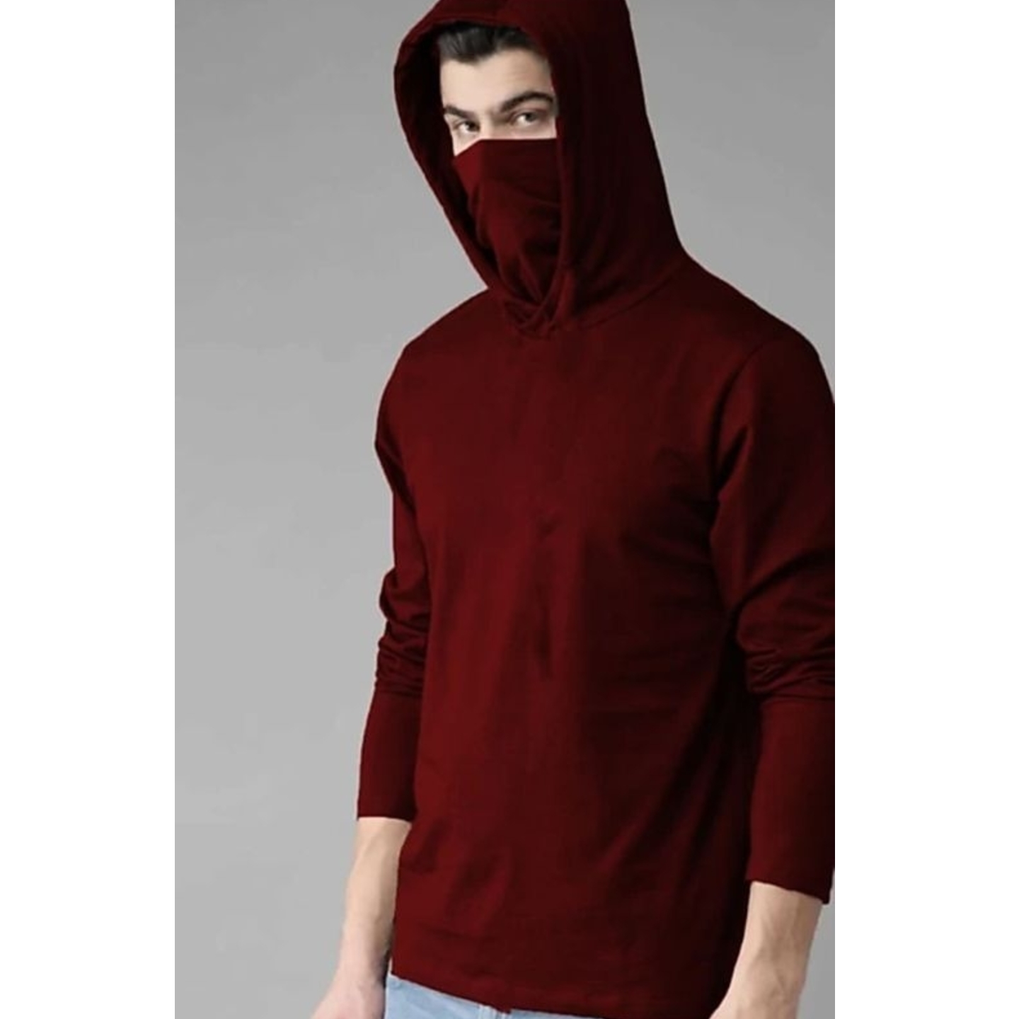 Classy Ravishing Men Hoodie T-Shirt With Mask