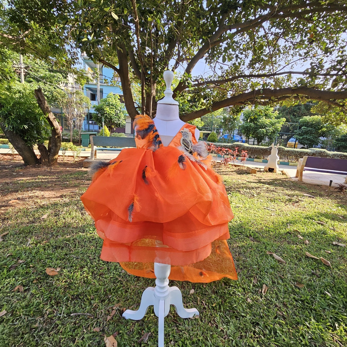 LS-0100 - Orange Tail Frock