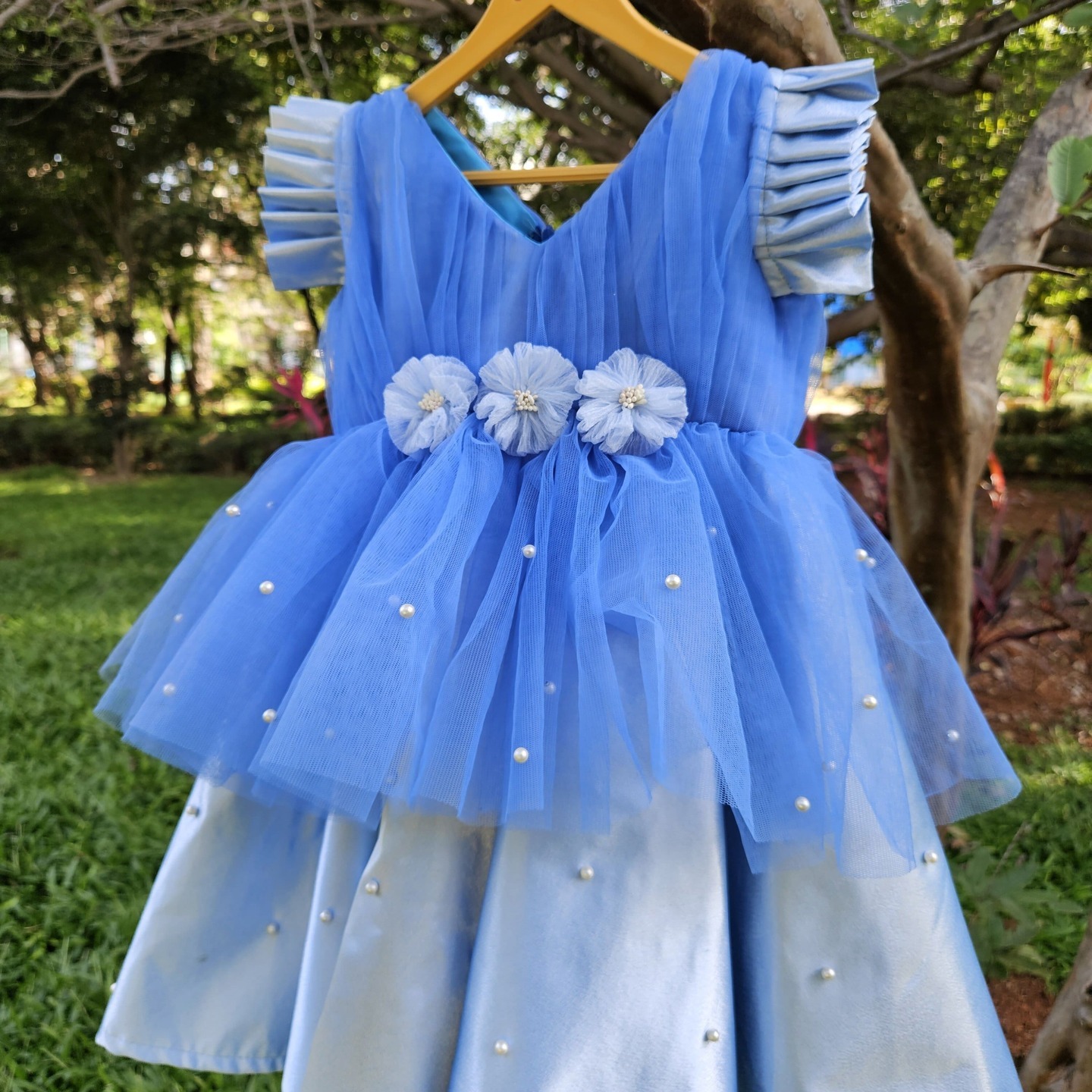 LS-0123 - Sky Blue Frock