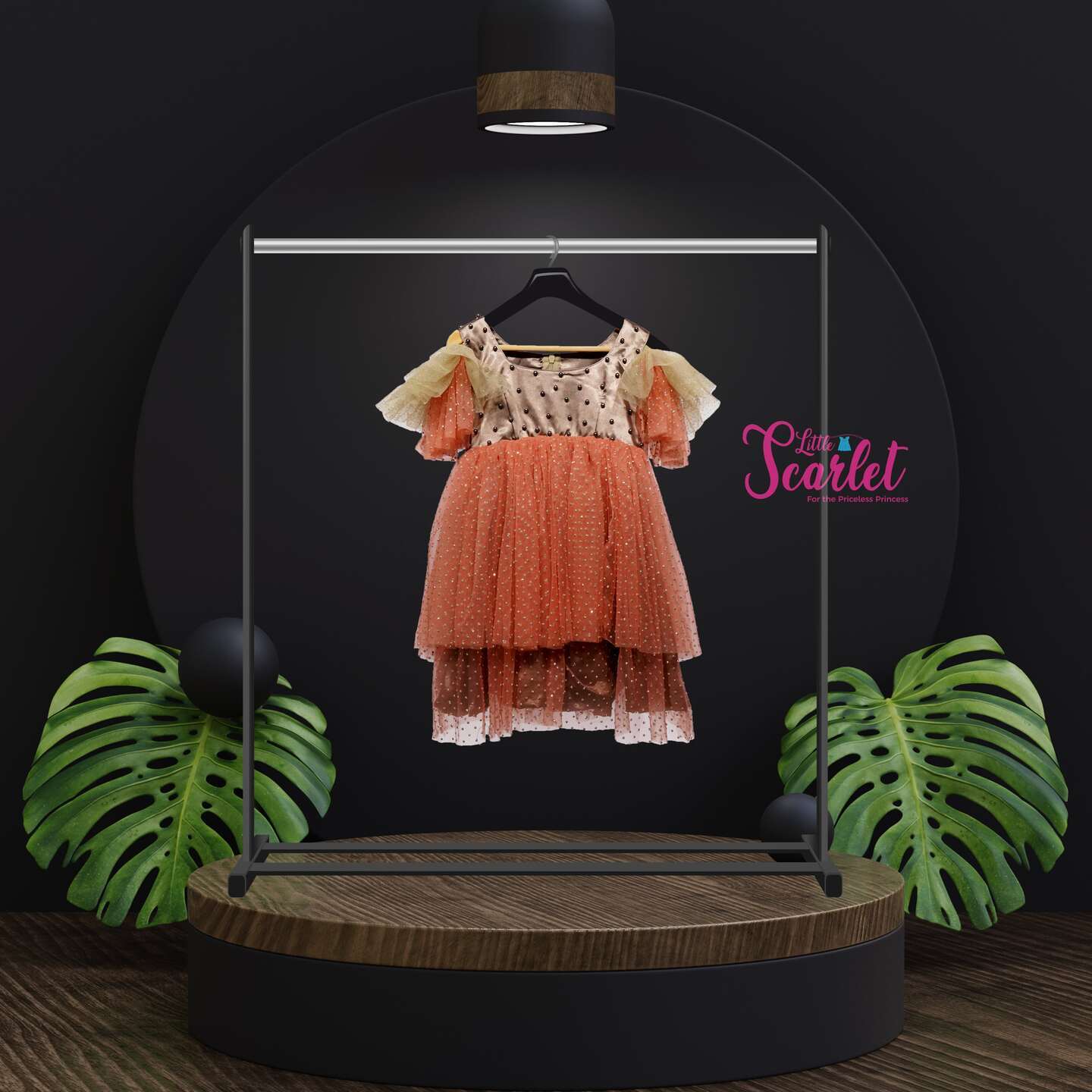 LS-0073 - Flutter Sleeve Dress
