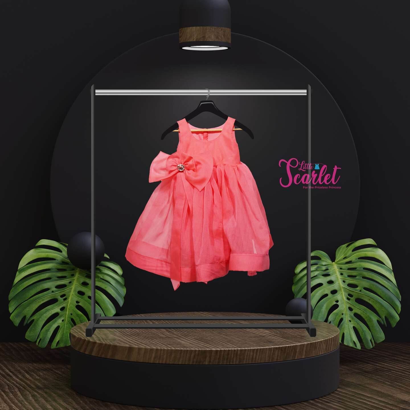 LS-0087 - Organza Bow Frock