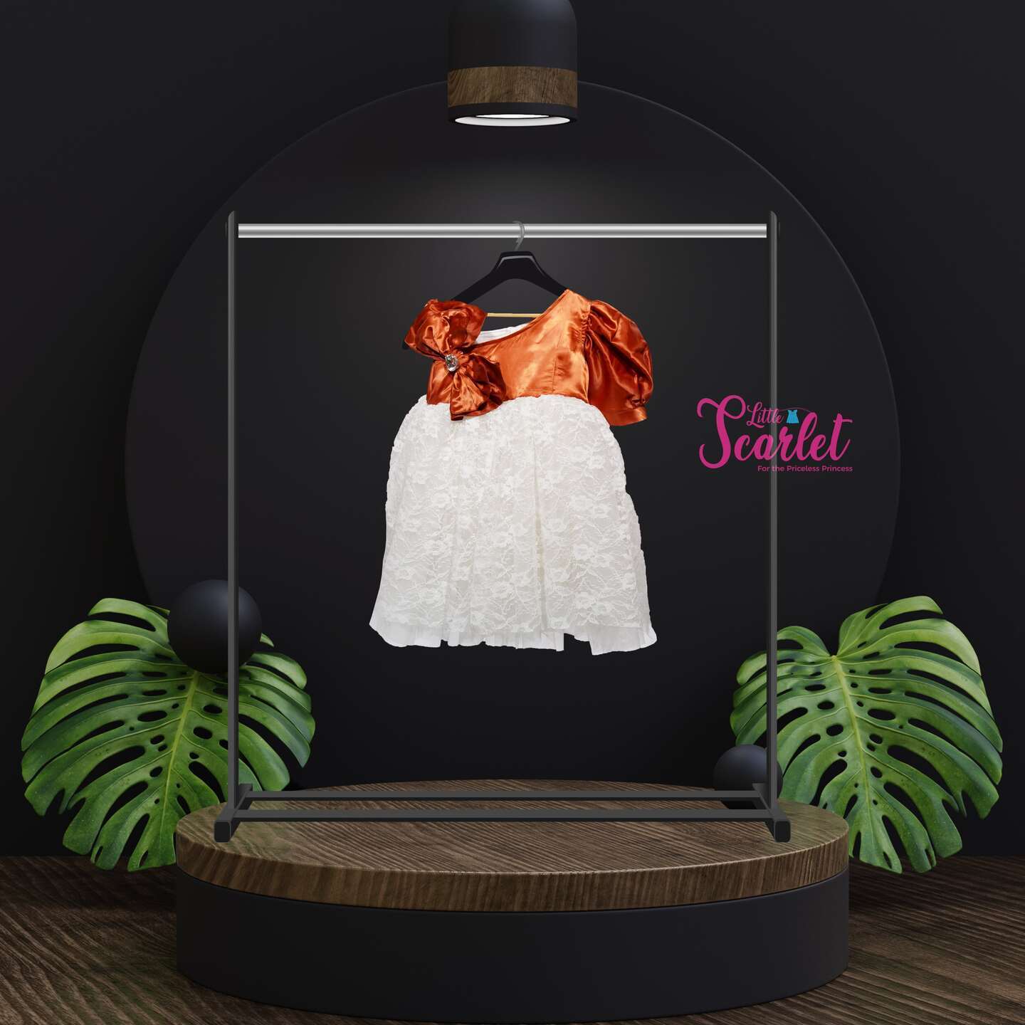 LS-0074 - Rustic Orange Frock