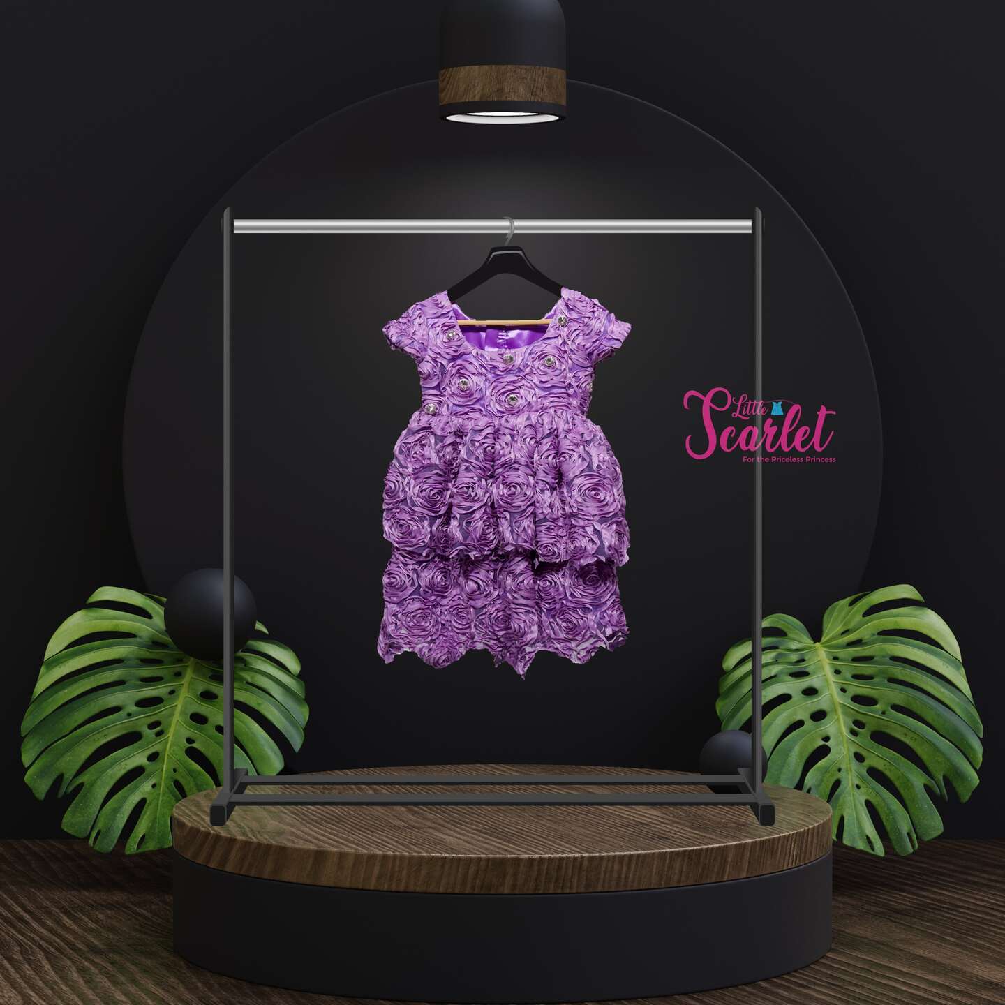 LS-0082 - Lilac Rose Frock
