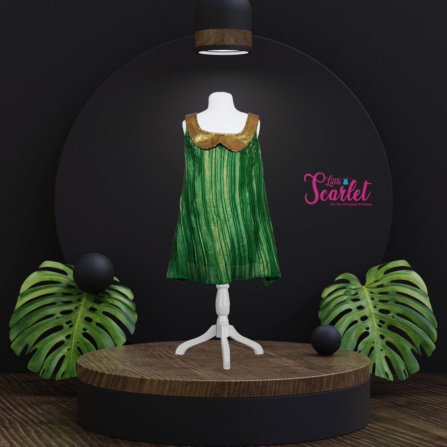LS-0026 - Satin Organza Frock
