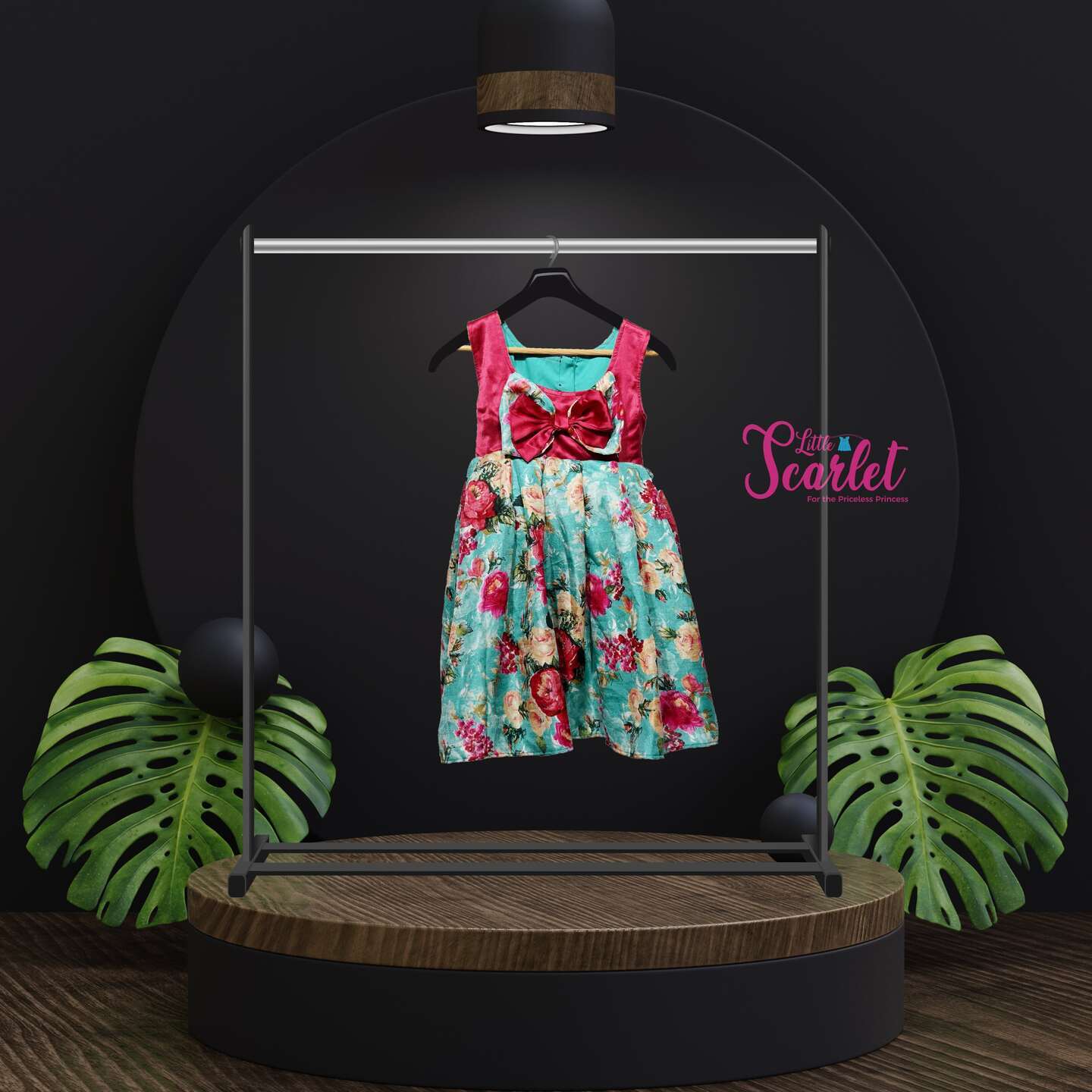 LS-0068 - Rayon Floral Printed Frock