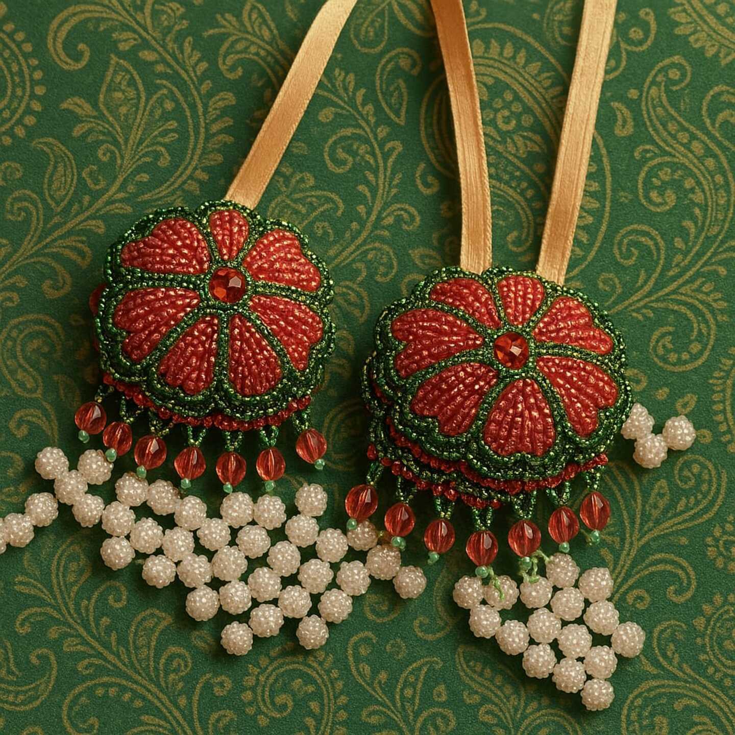 Hibiscus Motif Inspired Latkan
