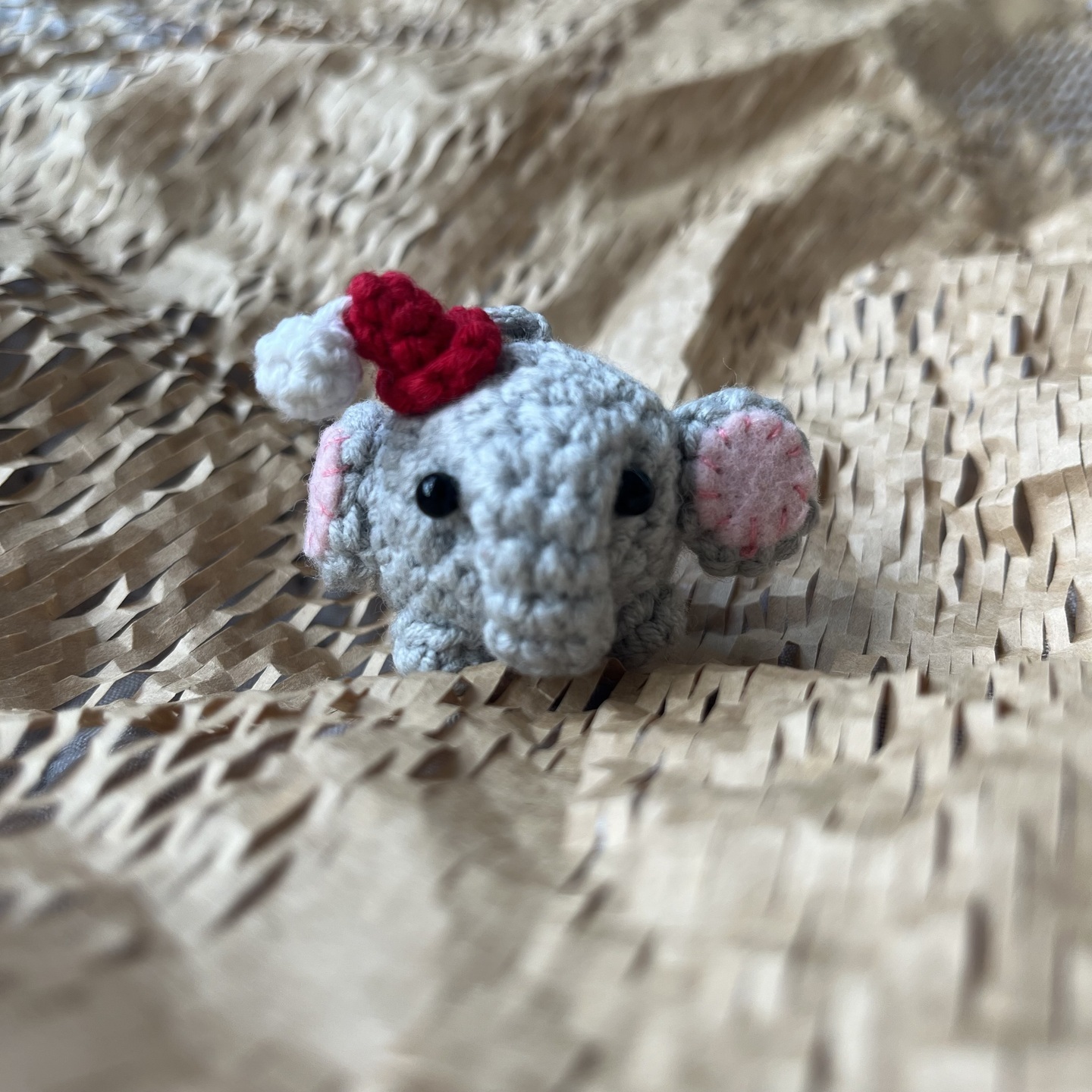 Mini Amigurumi (Xmas edition) - Elephant