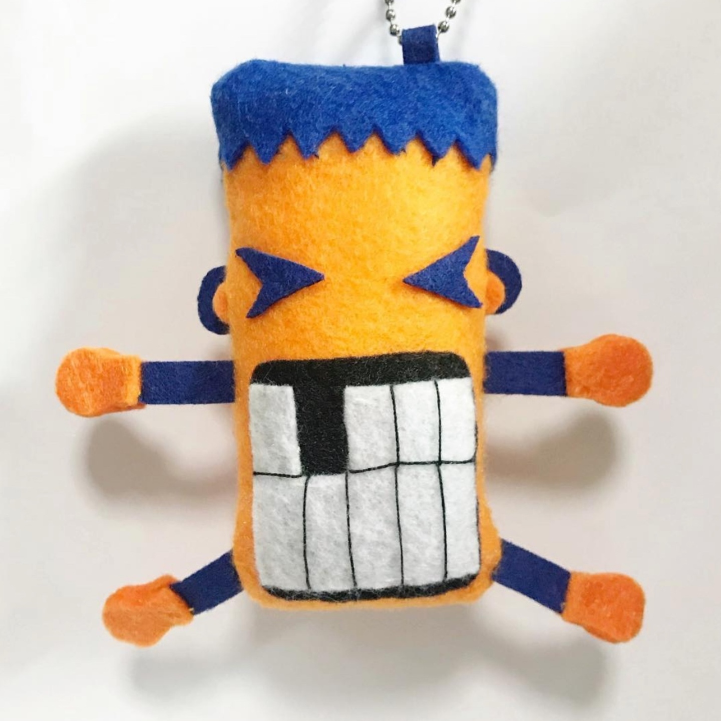 Felt Plush Keychain - Neon