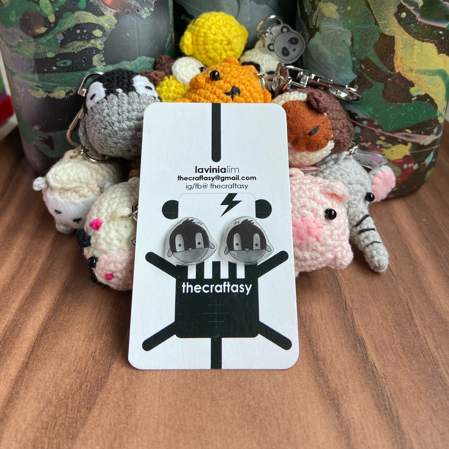 Animal Earrings - Penguin