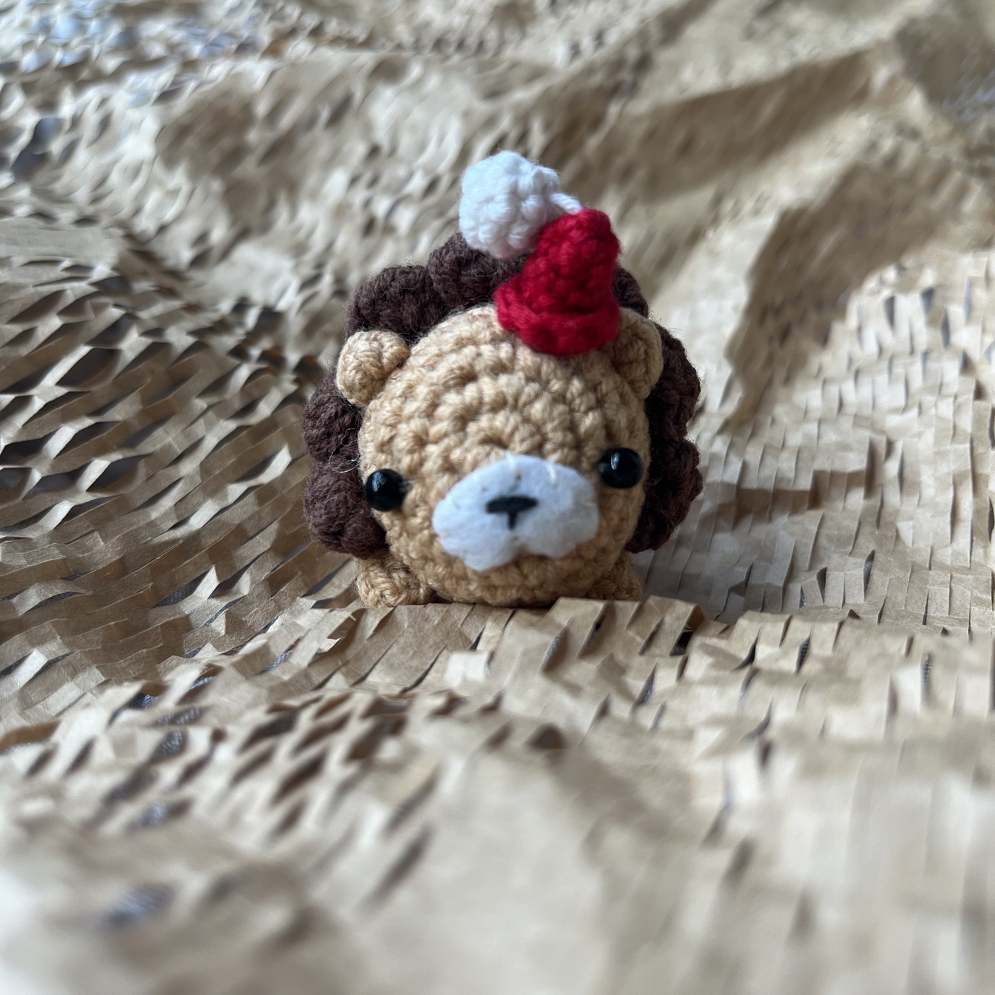 Mini Amigurumi (Xmas edition) - Lion