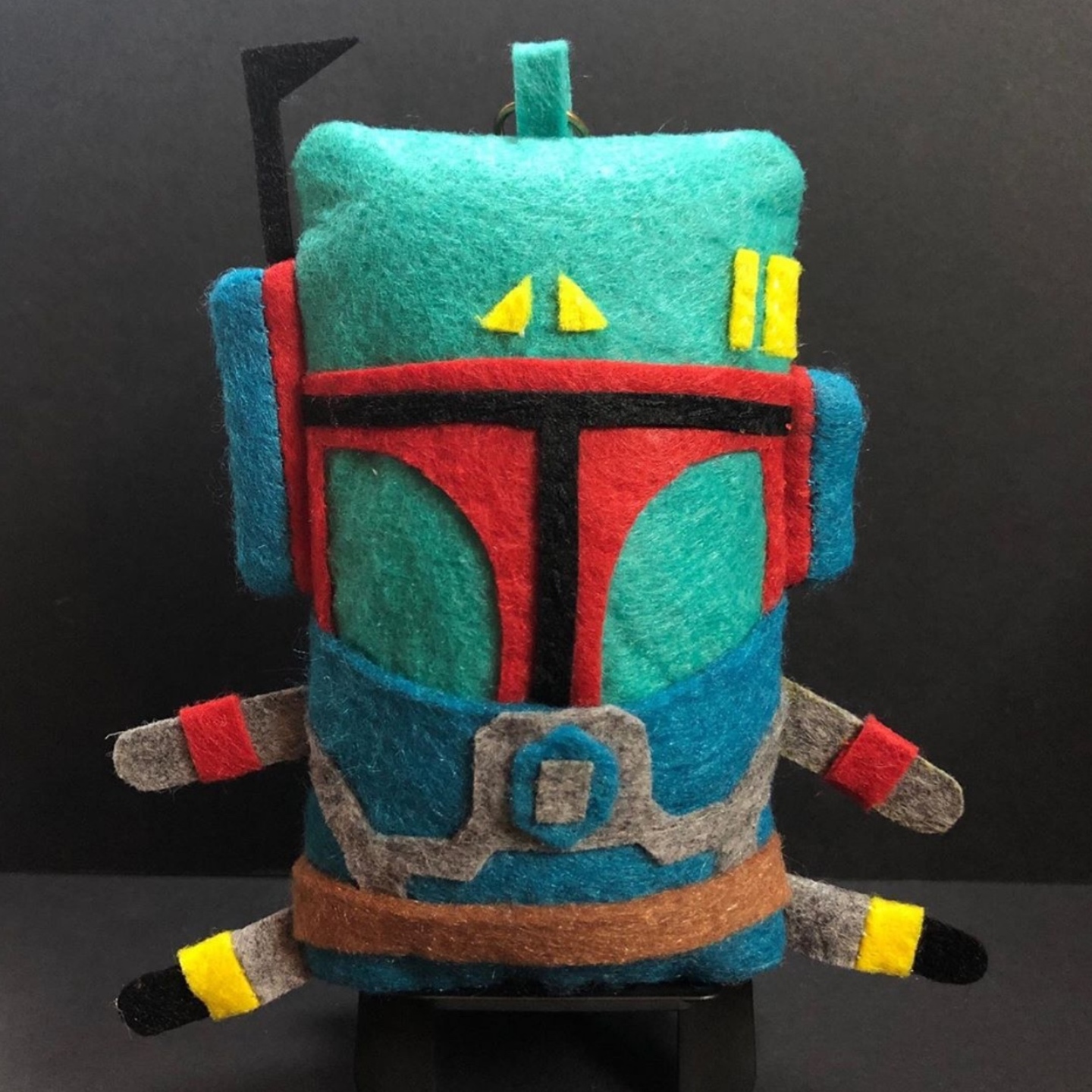 Felt Plush Keychain - Boba Fett