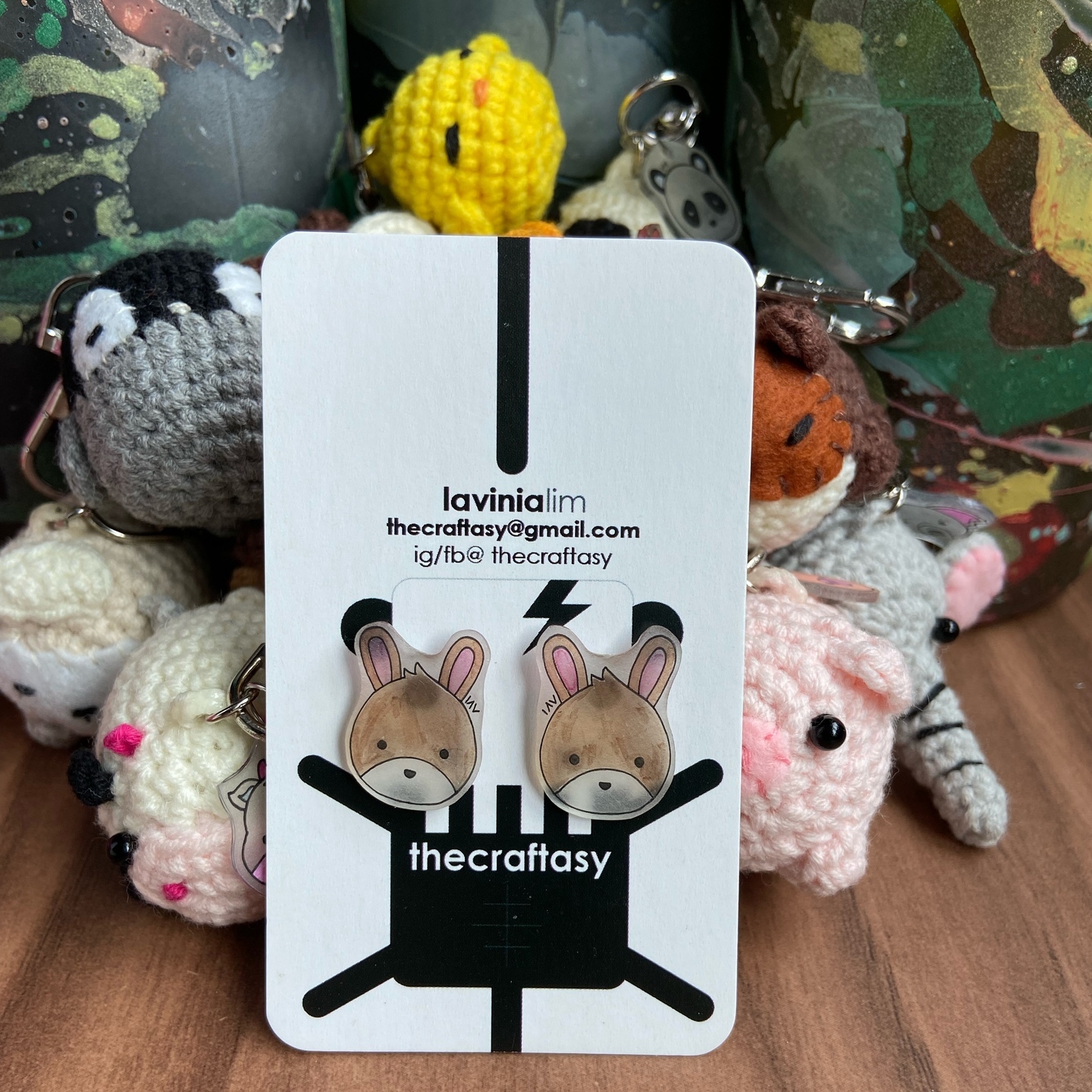 Animal Earrings - Rabbit