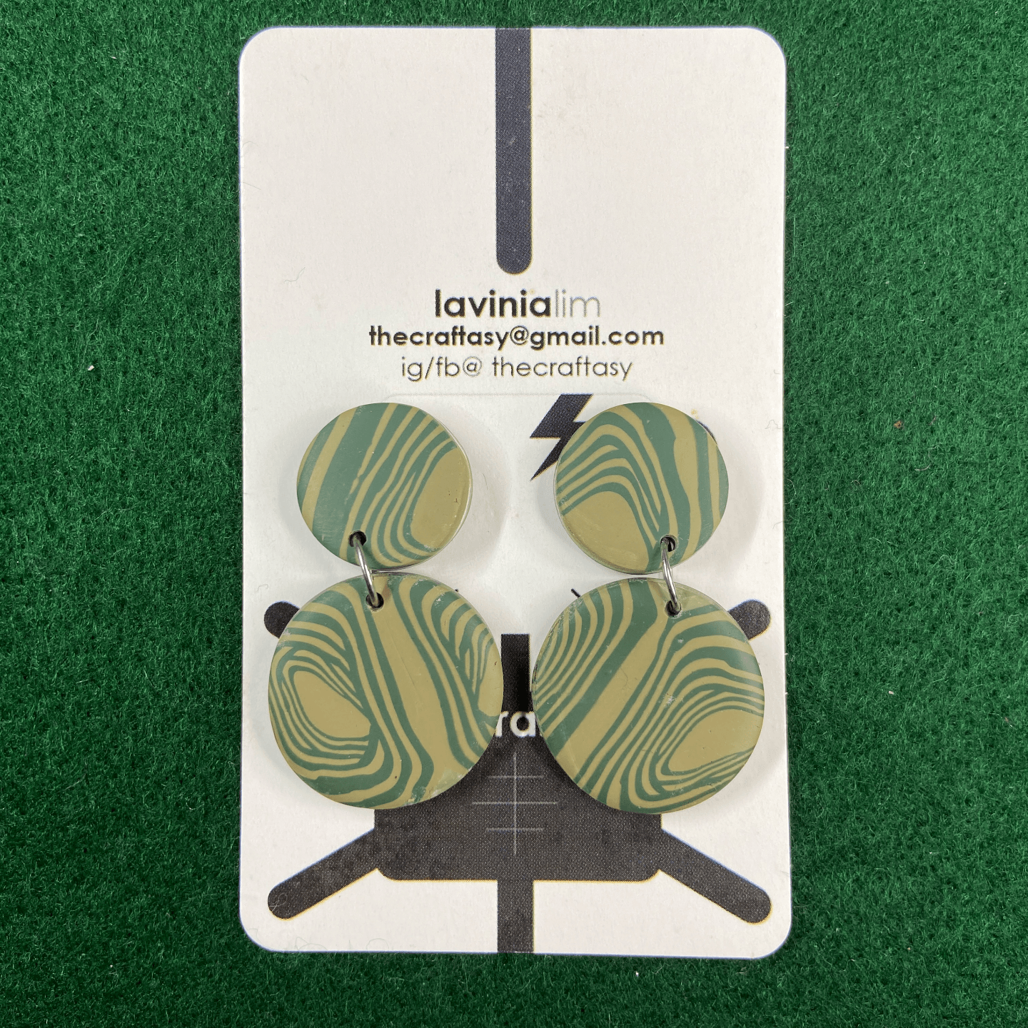 Experimental Polymerclay - Contour circles