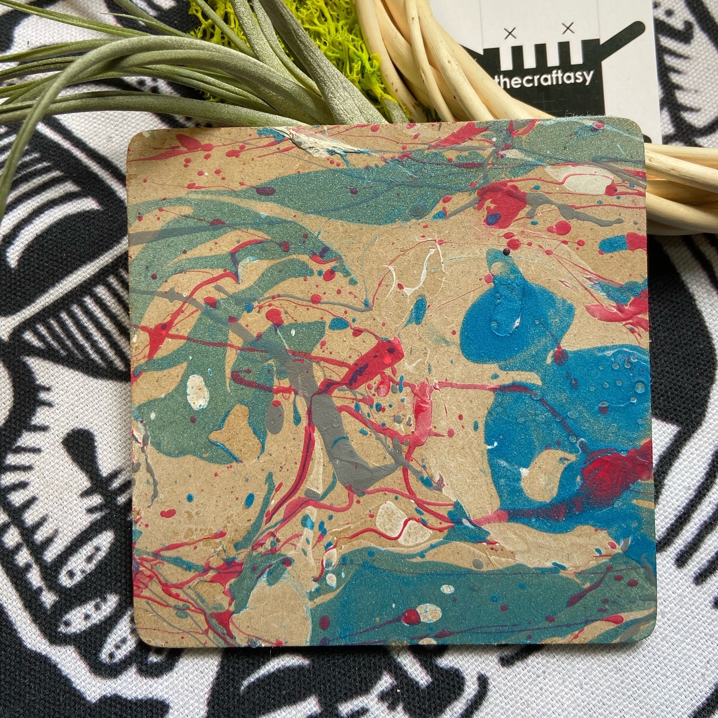 Kraft paper Coaster - Conflict 02