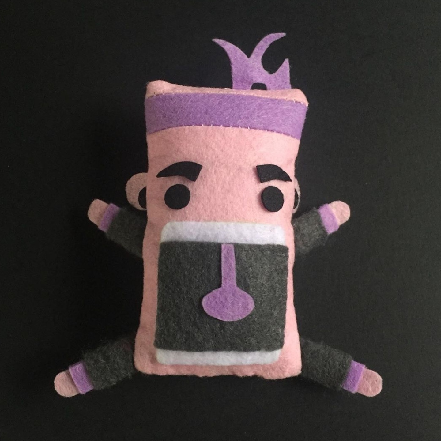 Felt Plush Keychain - Sage