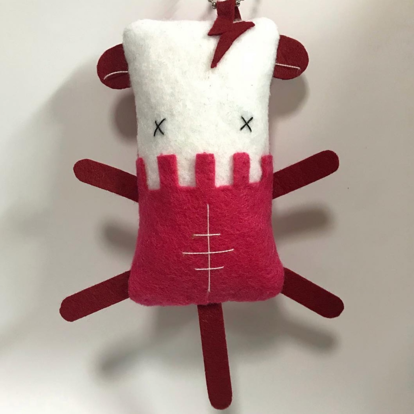 Felt Plush Keychain - Cherr