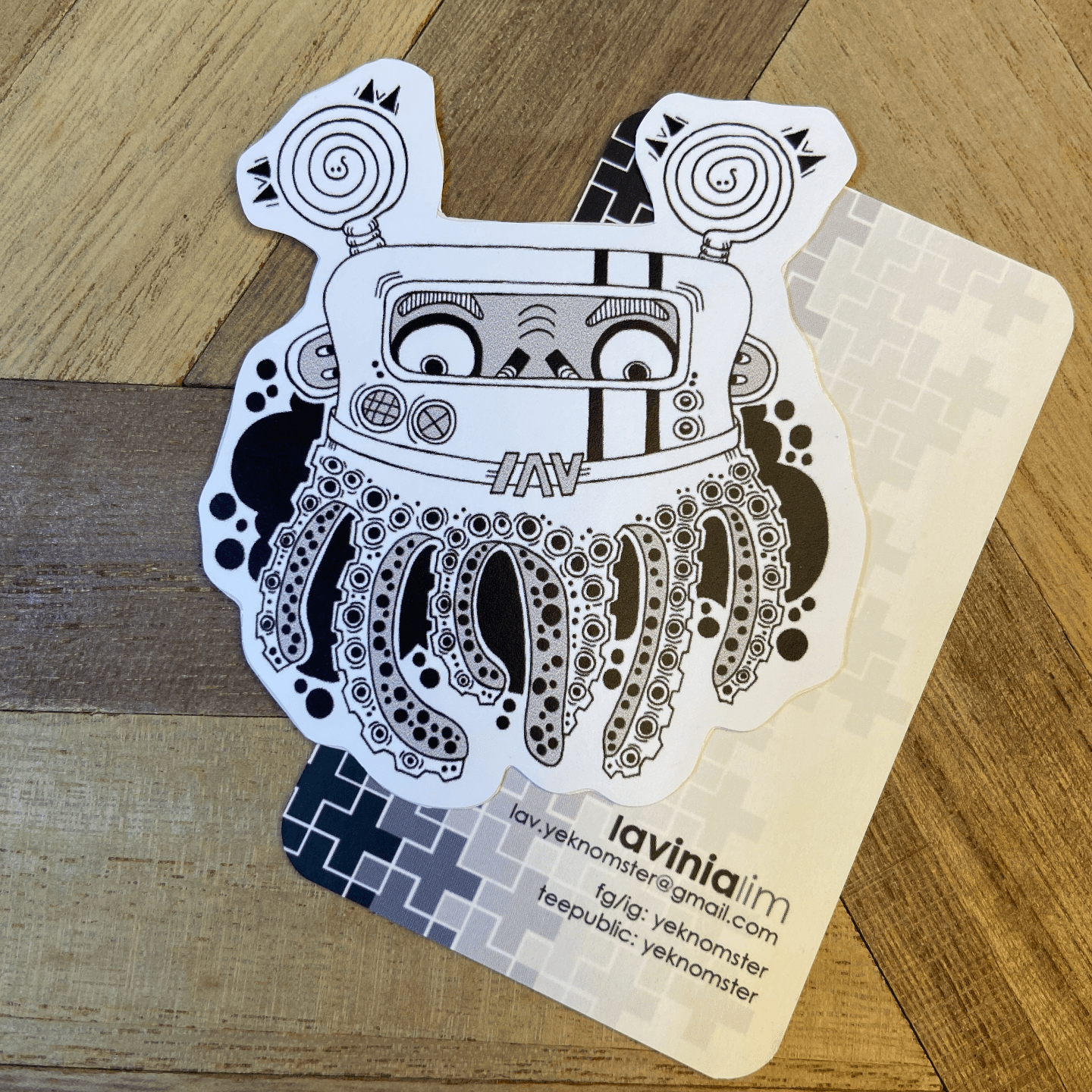 Vinyl Sticker - Octopus