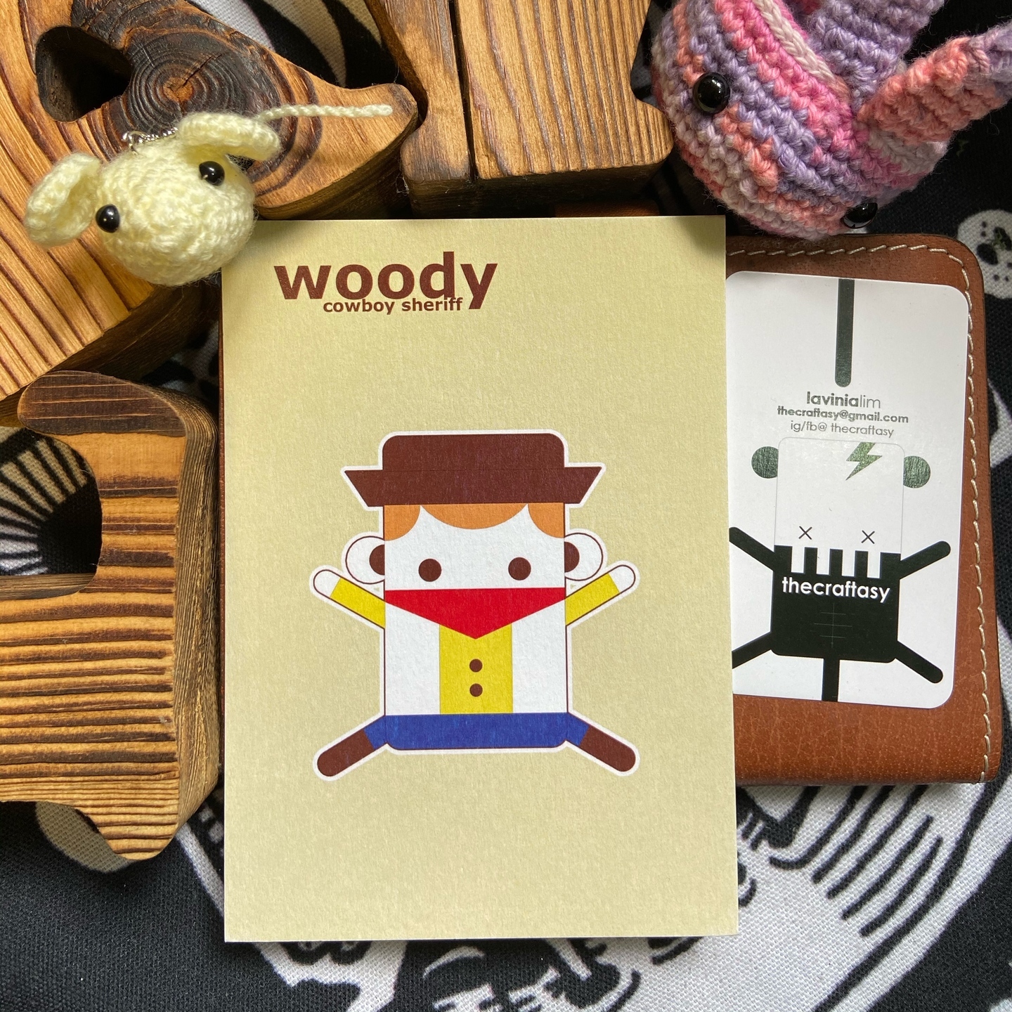 Postcard - Woody