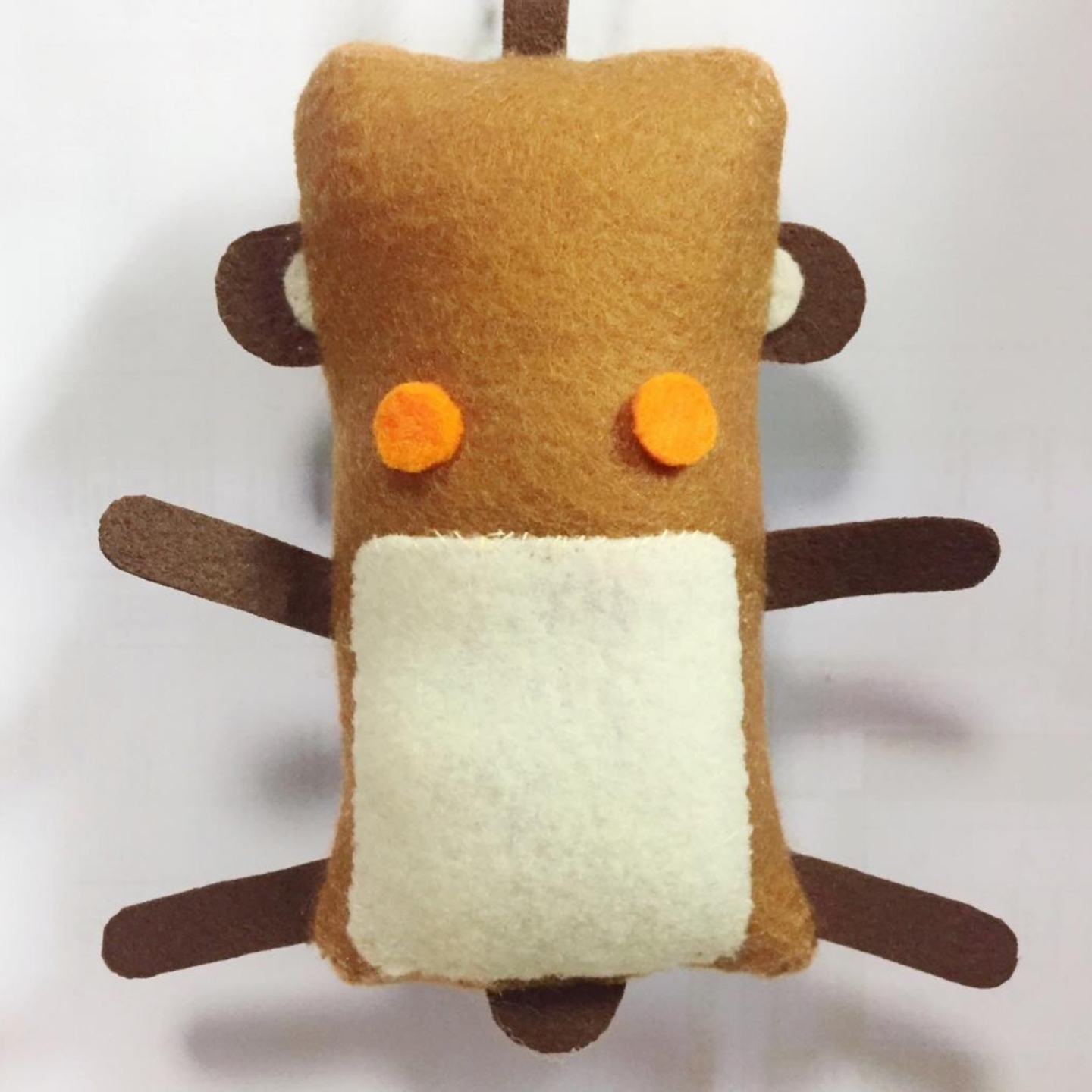Felt Plush Keychain - Squash