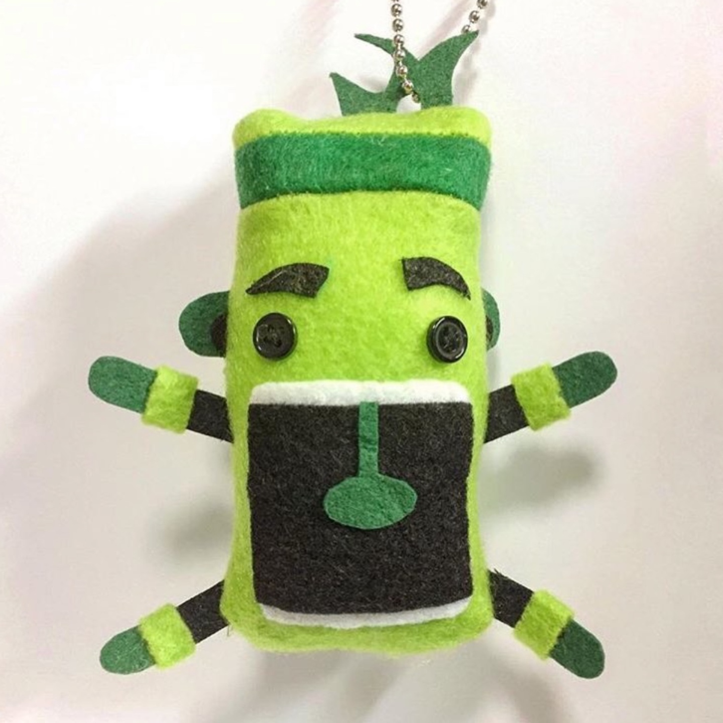 Felt Plush Keychain - Leafie