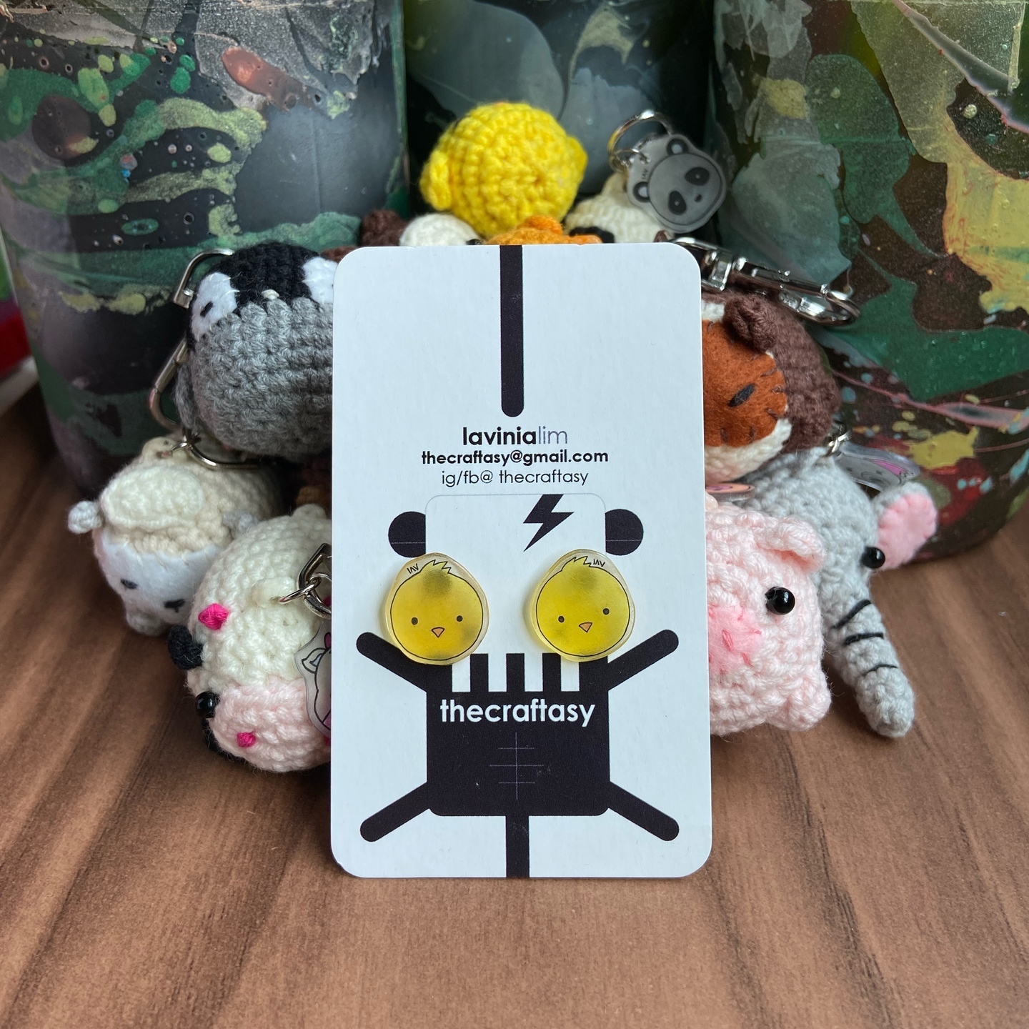 Animal Earrings - Chick